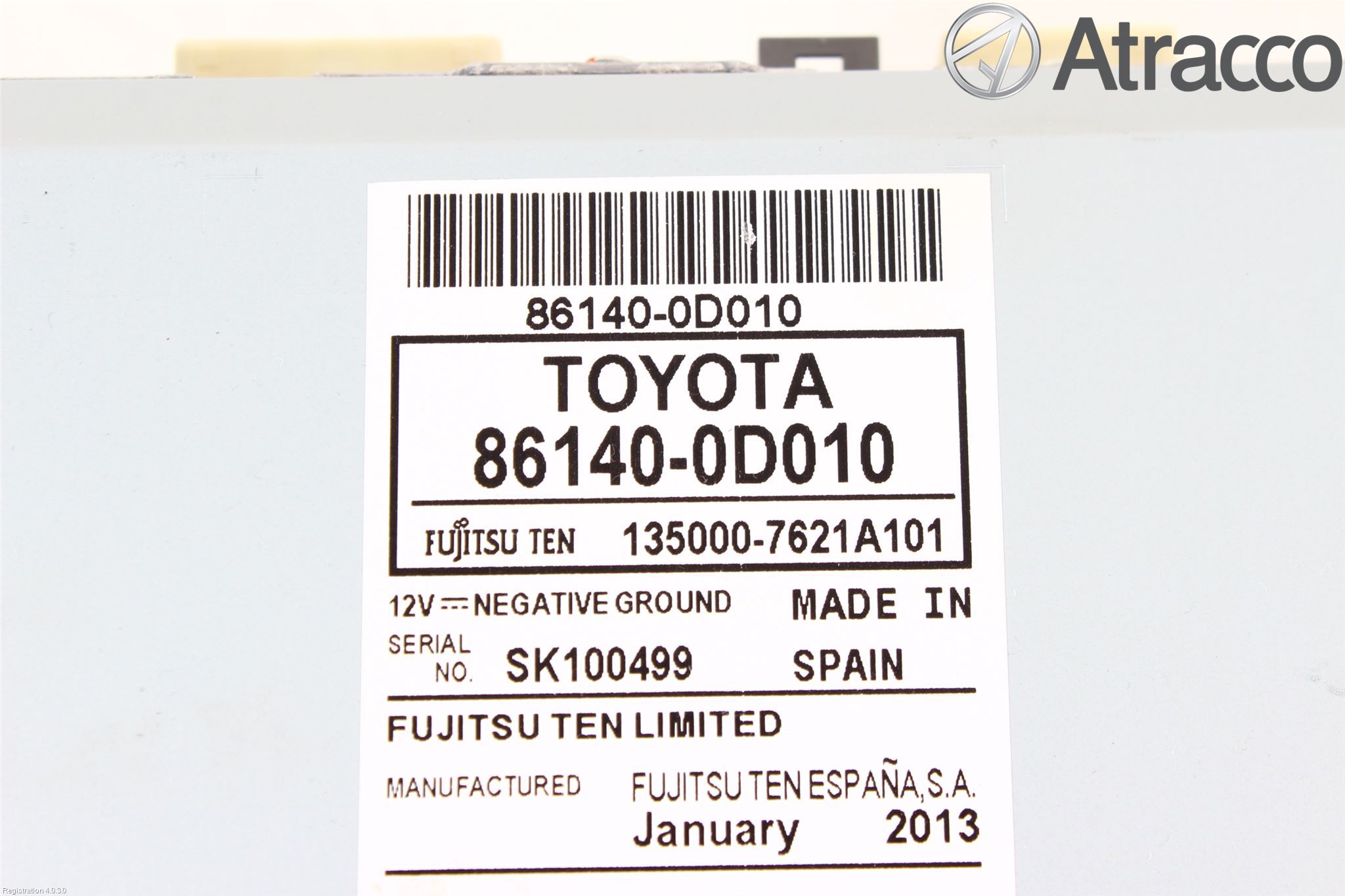 Toyota YARIS XP130 12-14 Cd Radio - Multimediapanel
