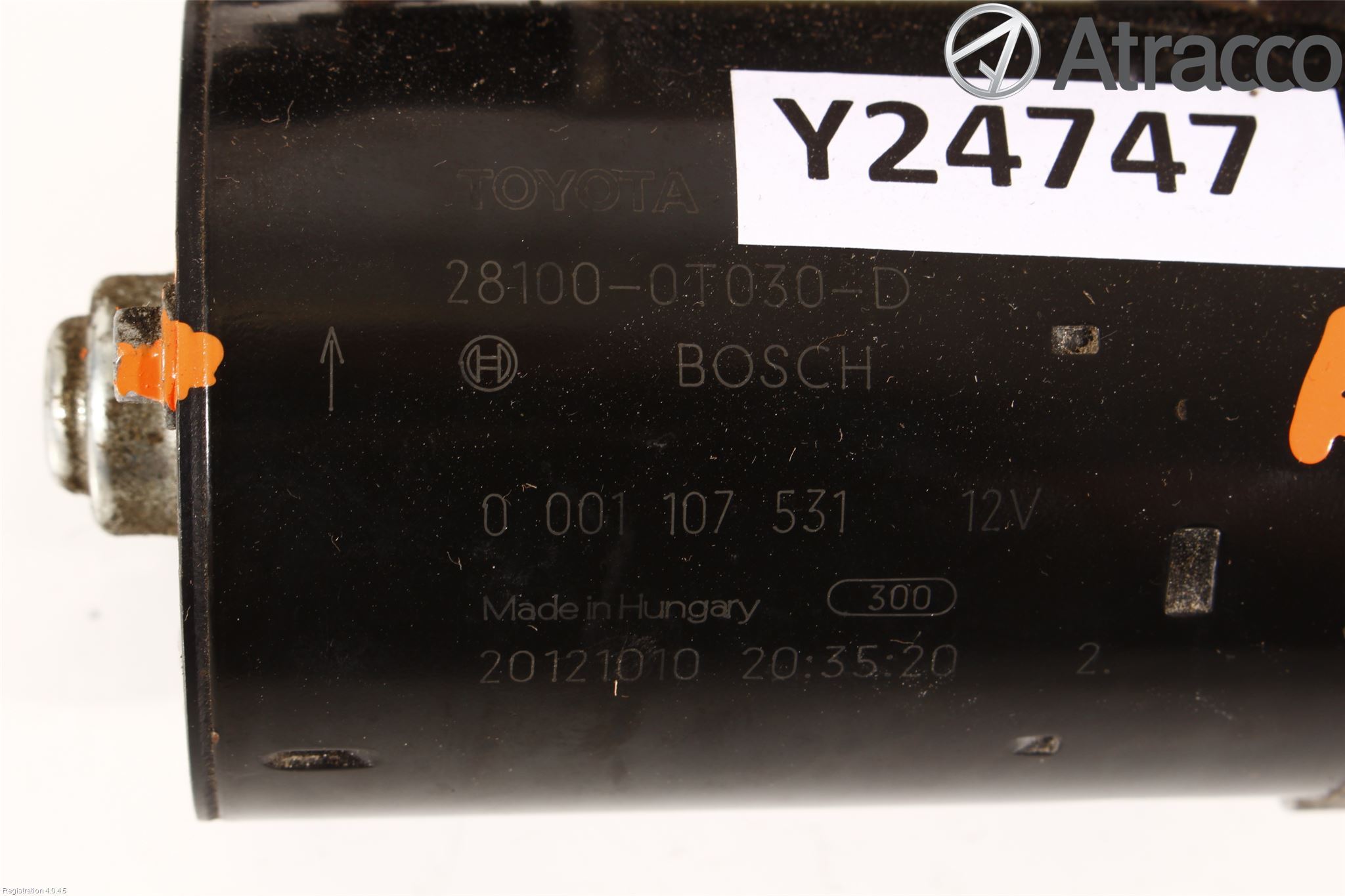 Toyota AURIS 13-19 Startmotor