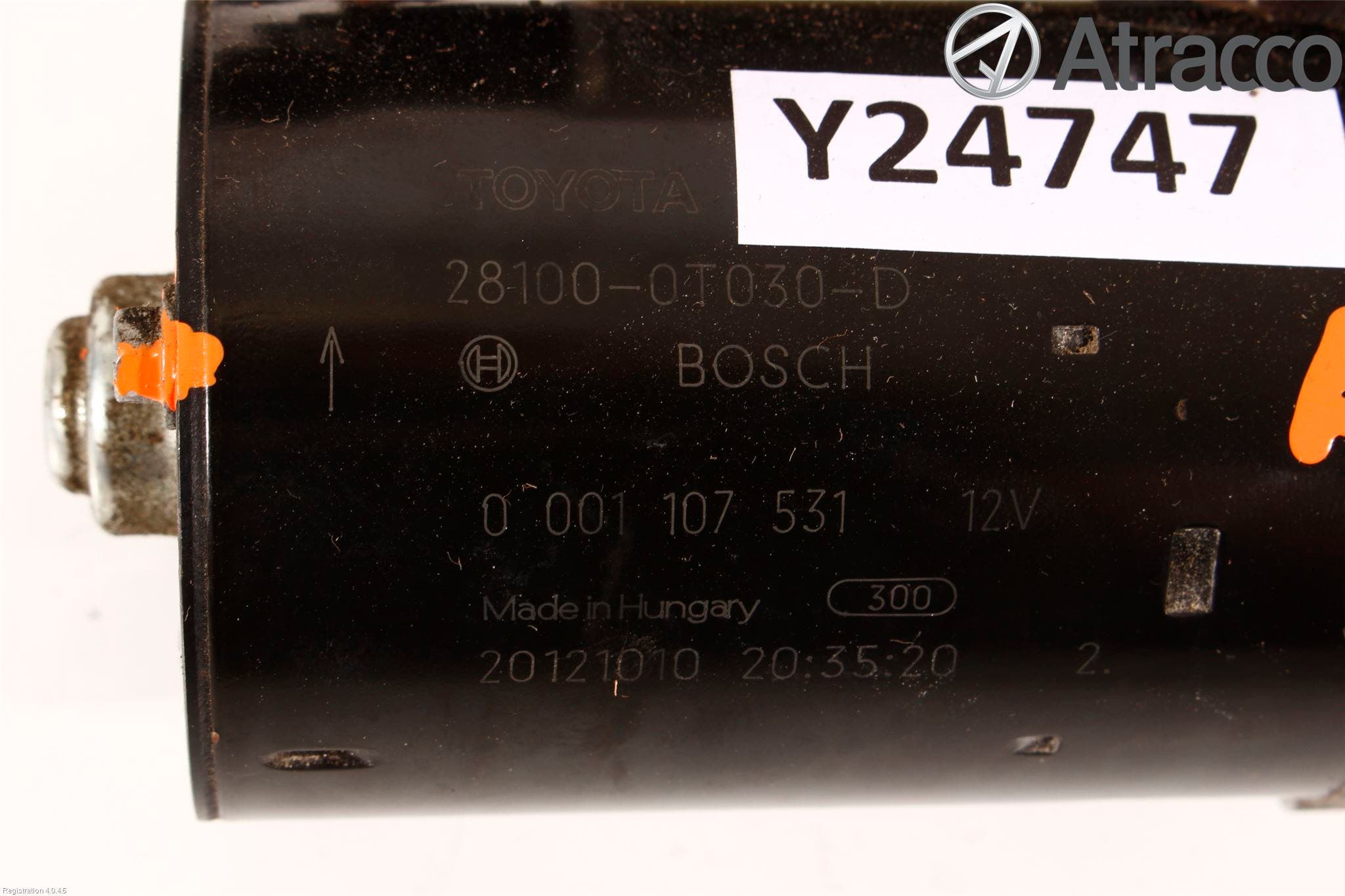 Toyota AURIS 13-19 Startmotor