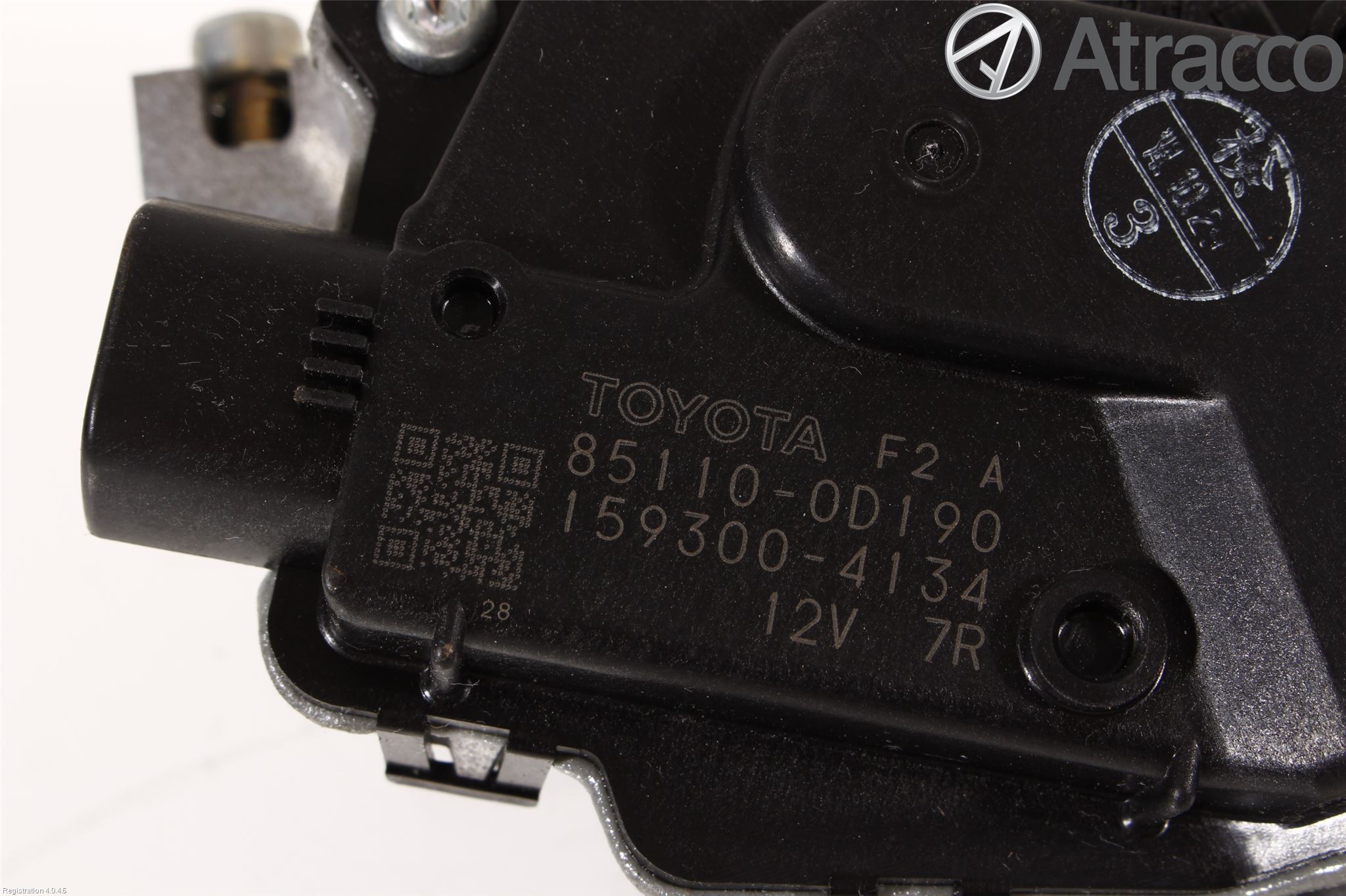 Toyota YARIS XP130 15-20 Torkarmotor Vindruta