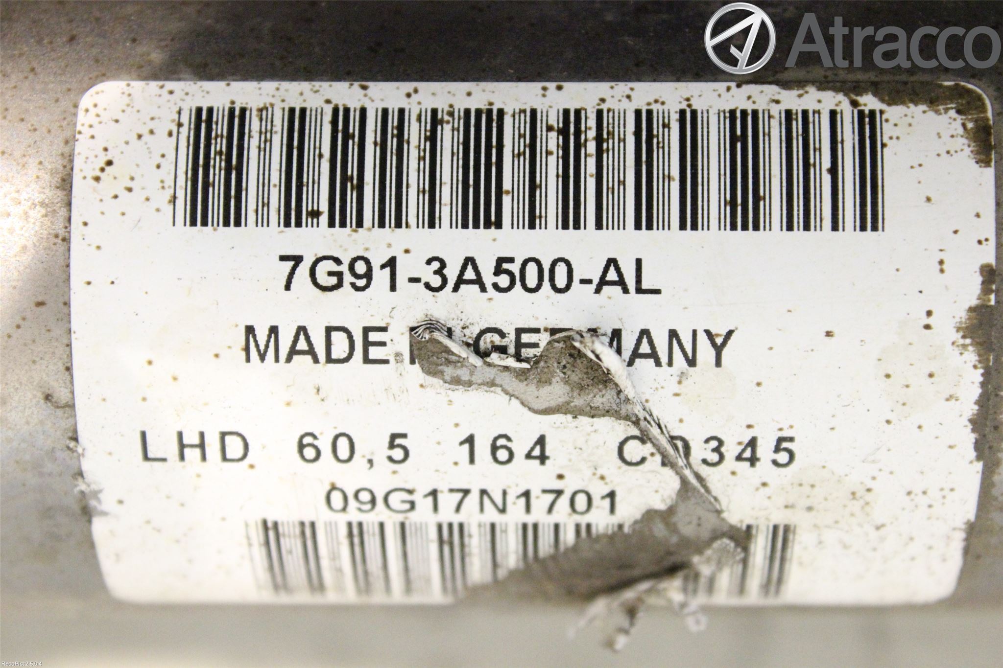 Ford MONDEO 07-15 Styrväxel Servo -Snäcka