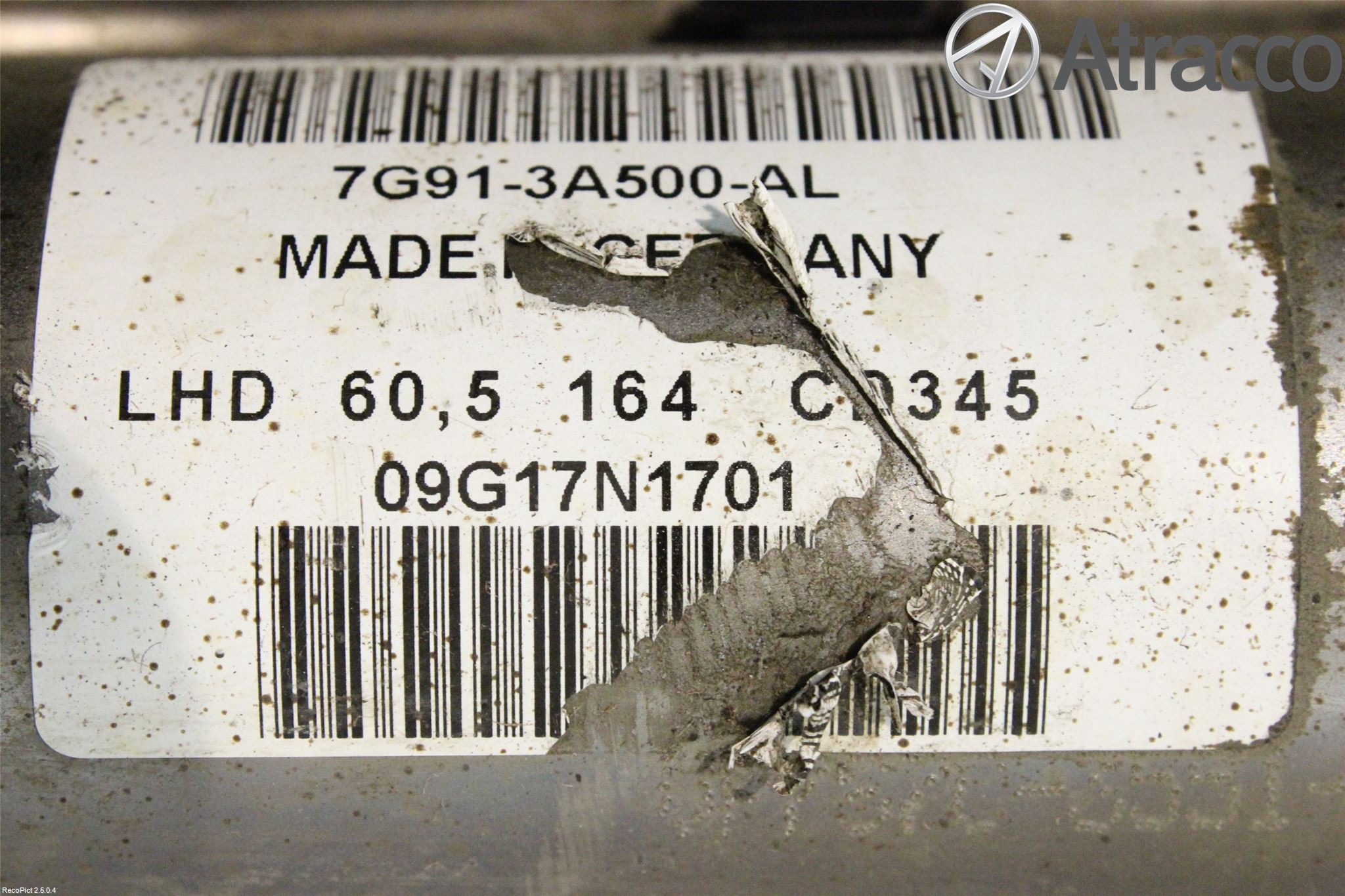 Ford MONDEO 07-15 Styrväxel Servo -Snäcka