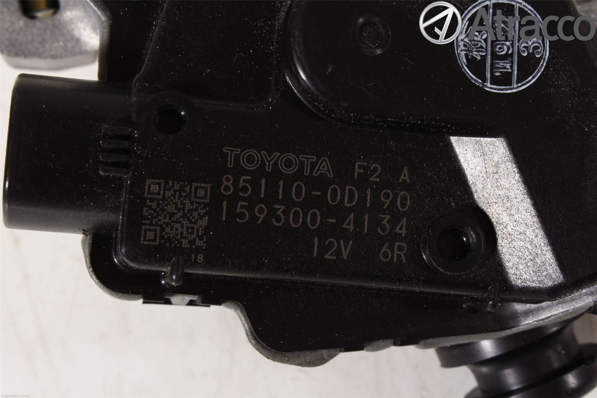 Toyota YARIS XP130 15-20 Torkarmotor Vindruta