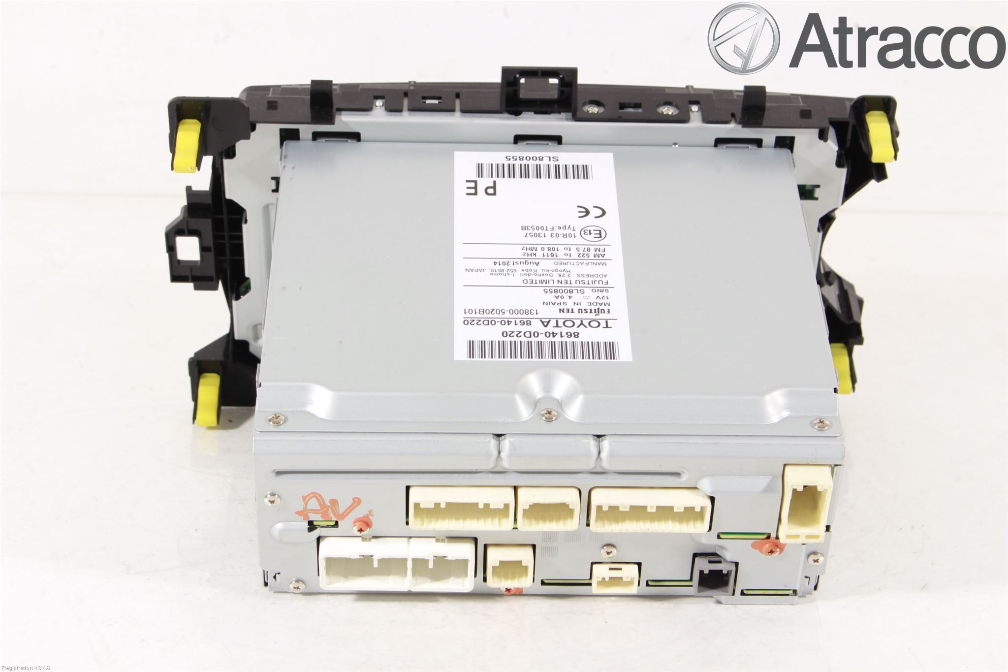 Toyota YARIS XP130 12-14 Cd Radio - Multimediapanel