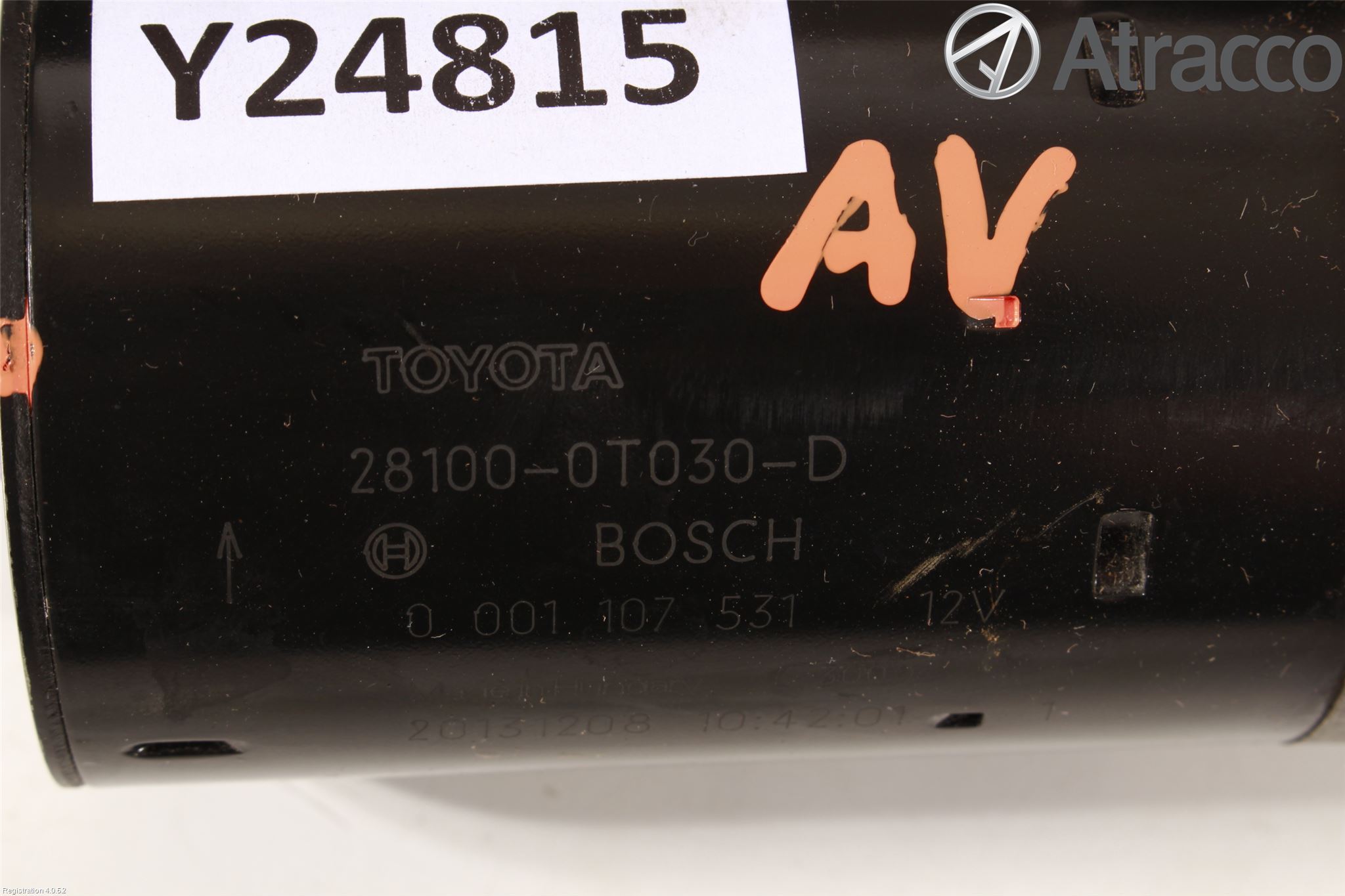 Toyota VERSO 09-18 Startmotor