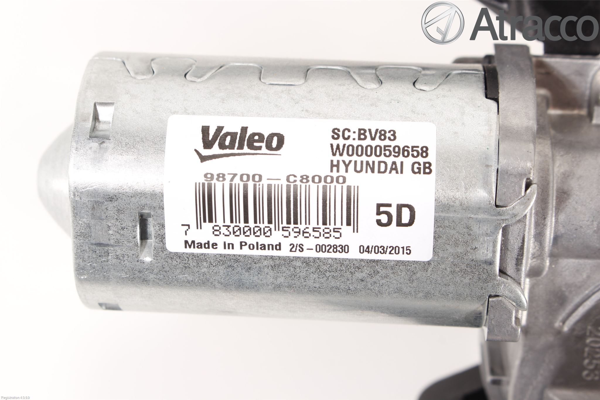 Hyundai i20 GB 15-20 Torkarmotor Baklucka