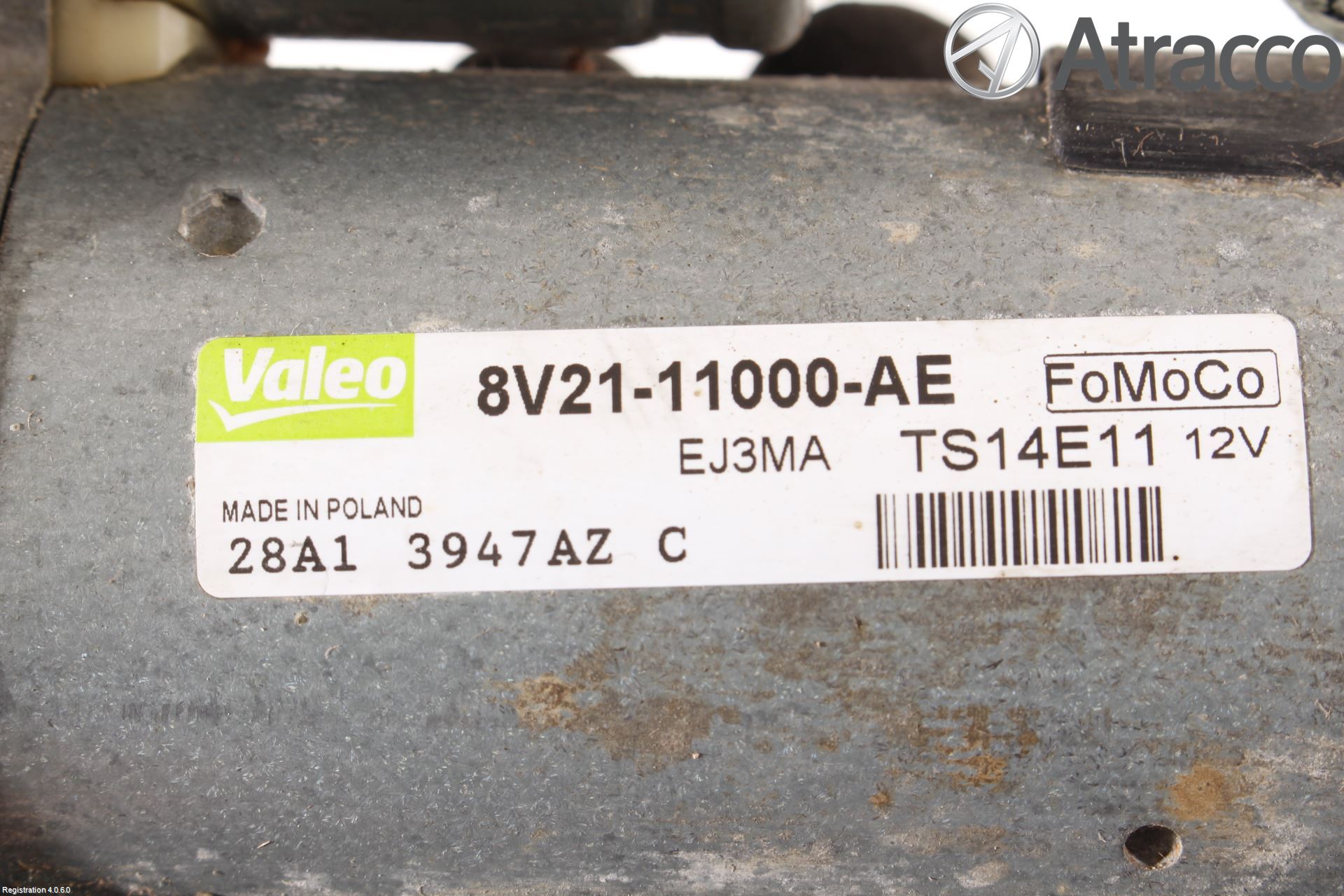 Ford FIESTA 09-12 Startmotor Diesel
