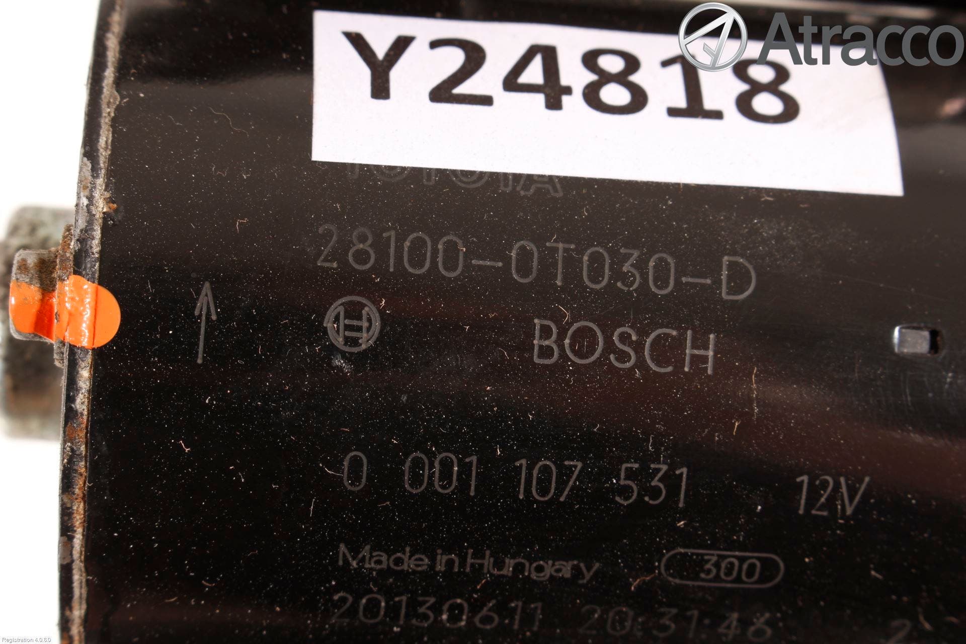 Toyota AURIS 13-19 Startmotor