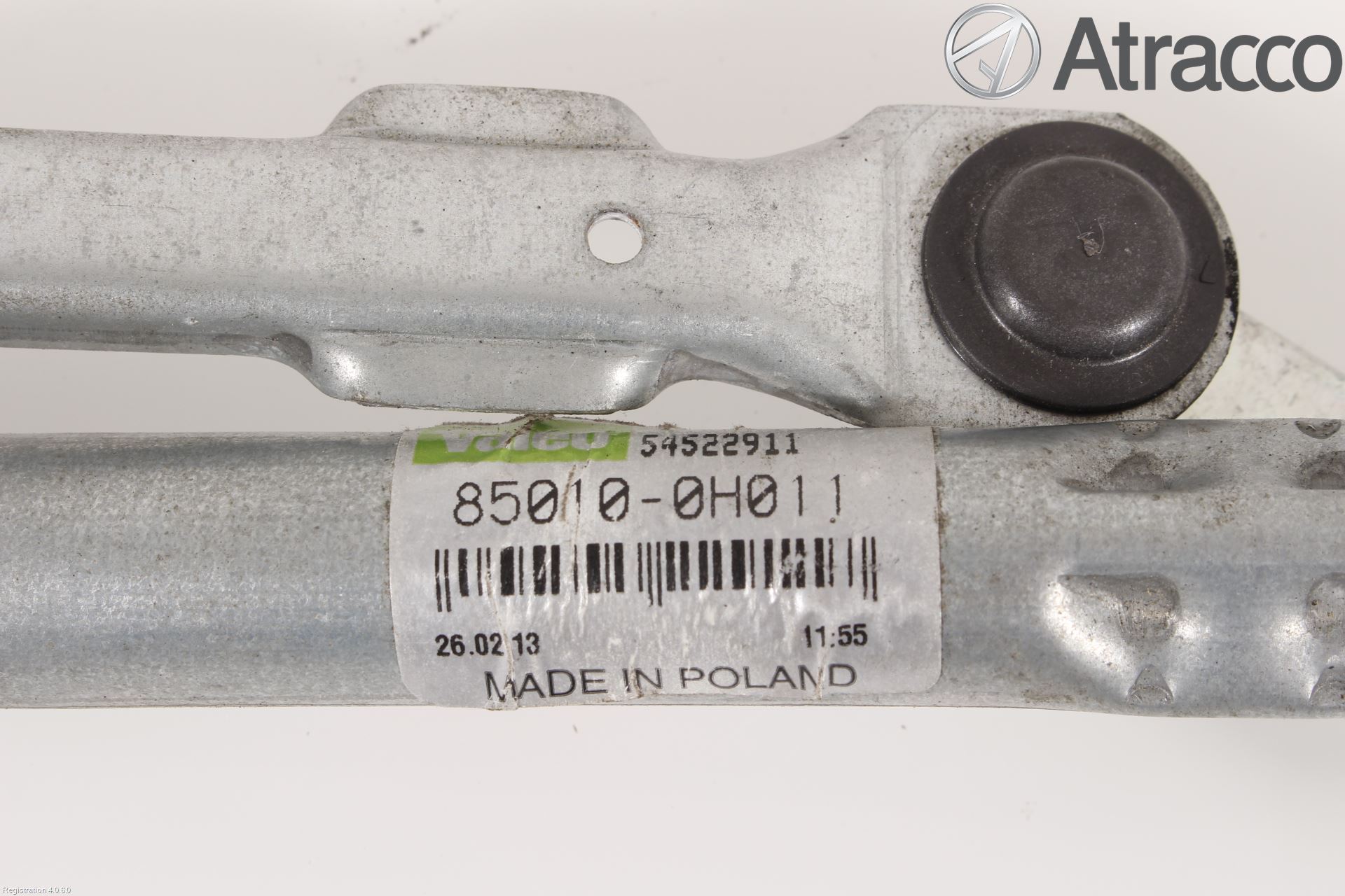 Toyota AYGO 06-14 Torkarmekanism Vindruta