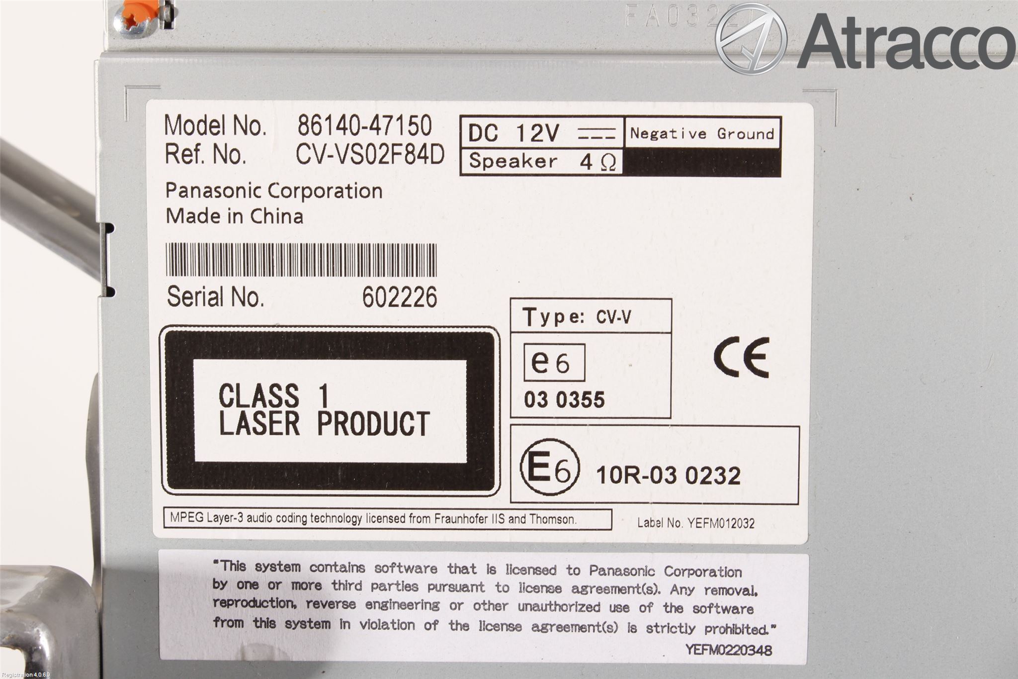 Toyota PRIUS+ ZVW40 12-20 Cd Radio - Multimediapanel