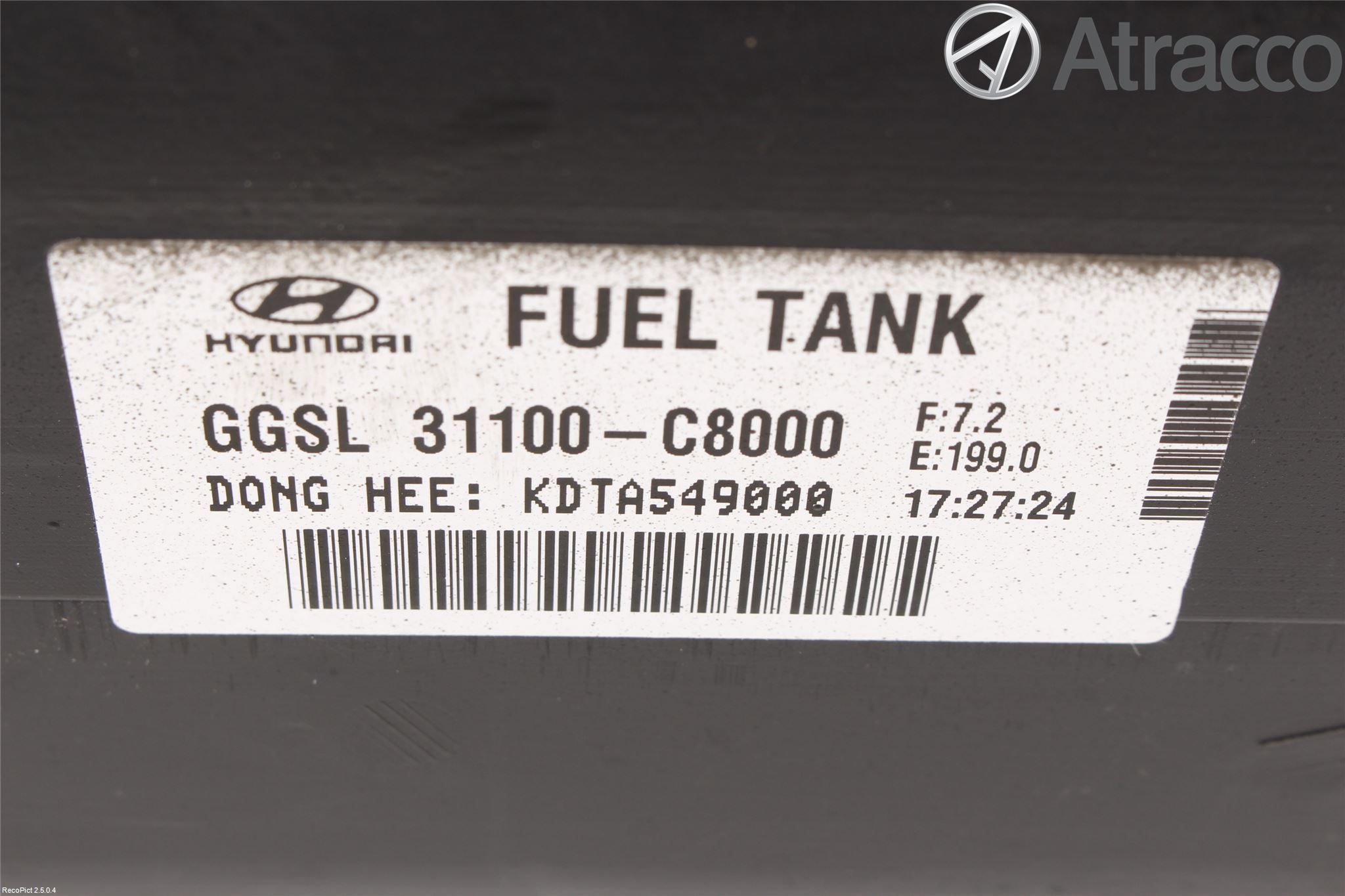 Hyundai i20 GB 15-20 Bränsletank Insprutning