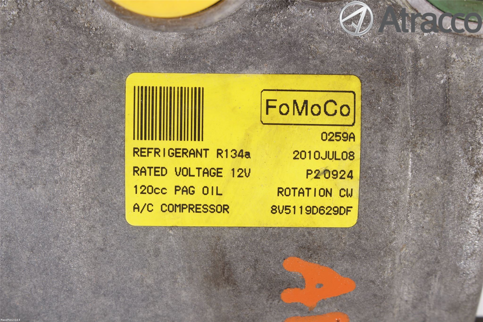 Ford FIESTA 09-12 Ac Kompressor