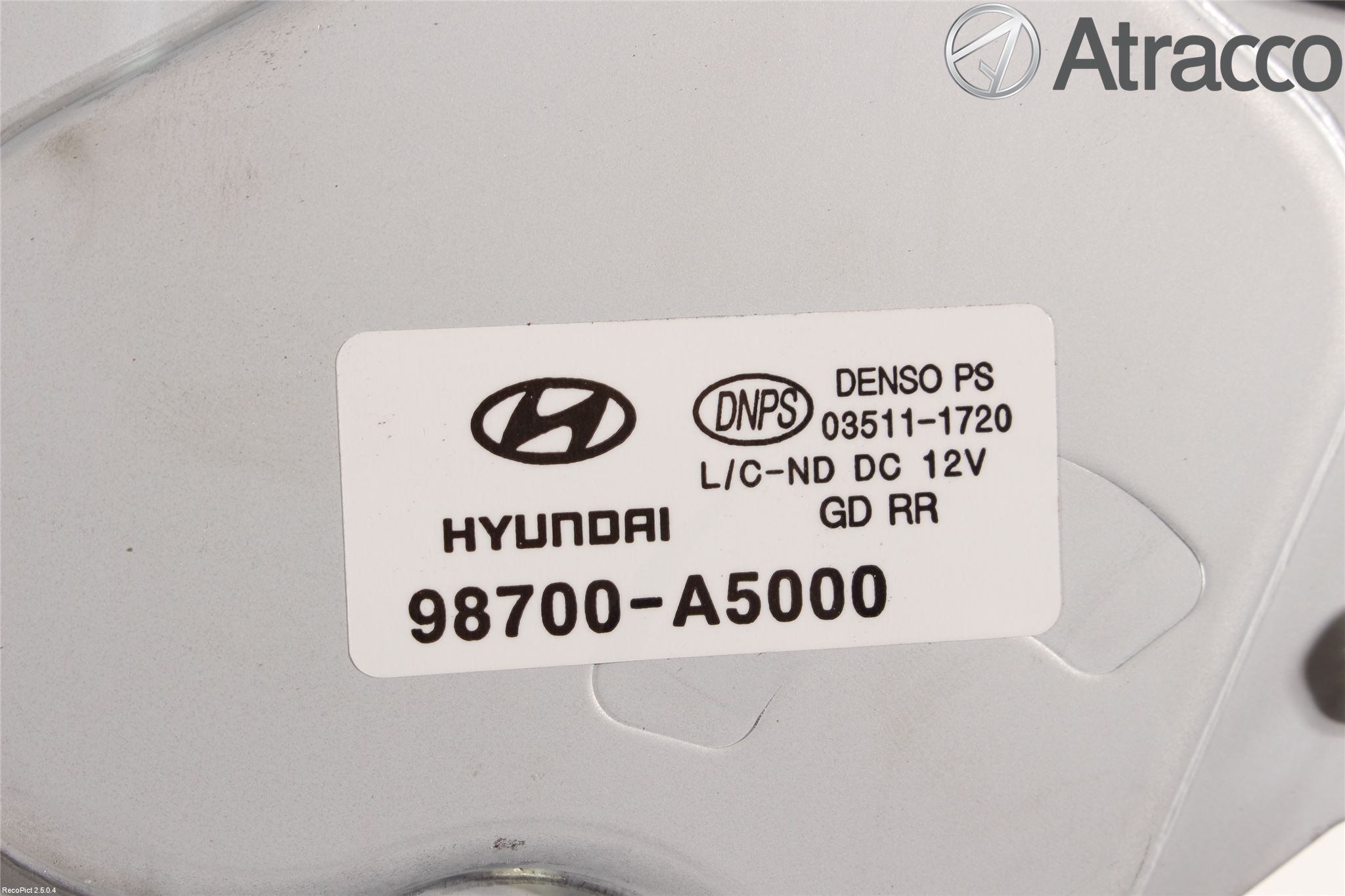 Hyundai i30 GD 13-17 Torkarmotor Baklucka