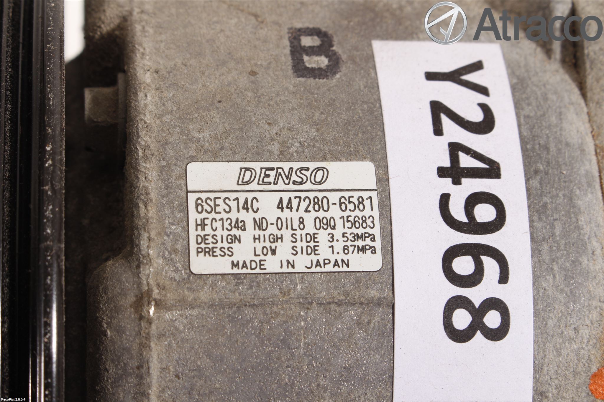 Toyota AURIS 13-19 Ac Kompressor