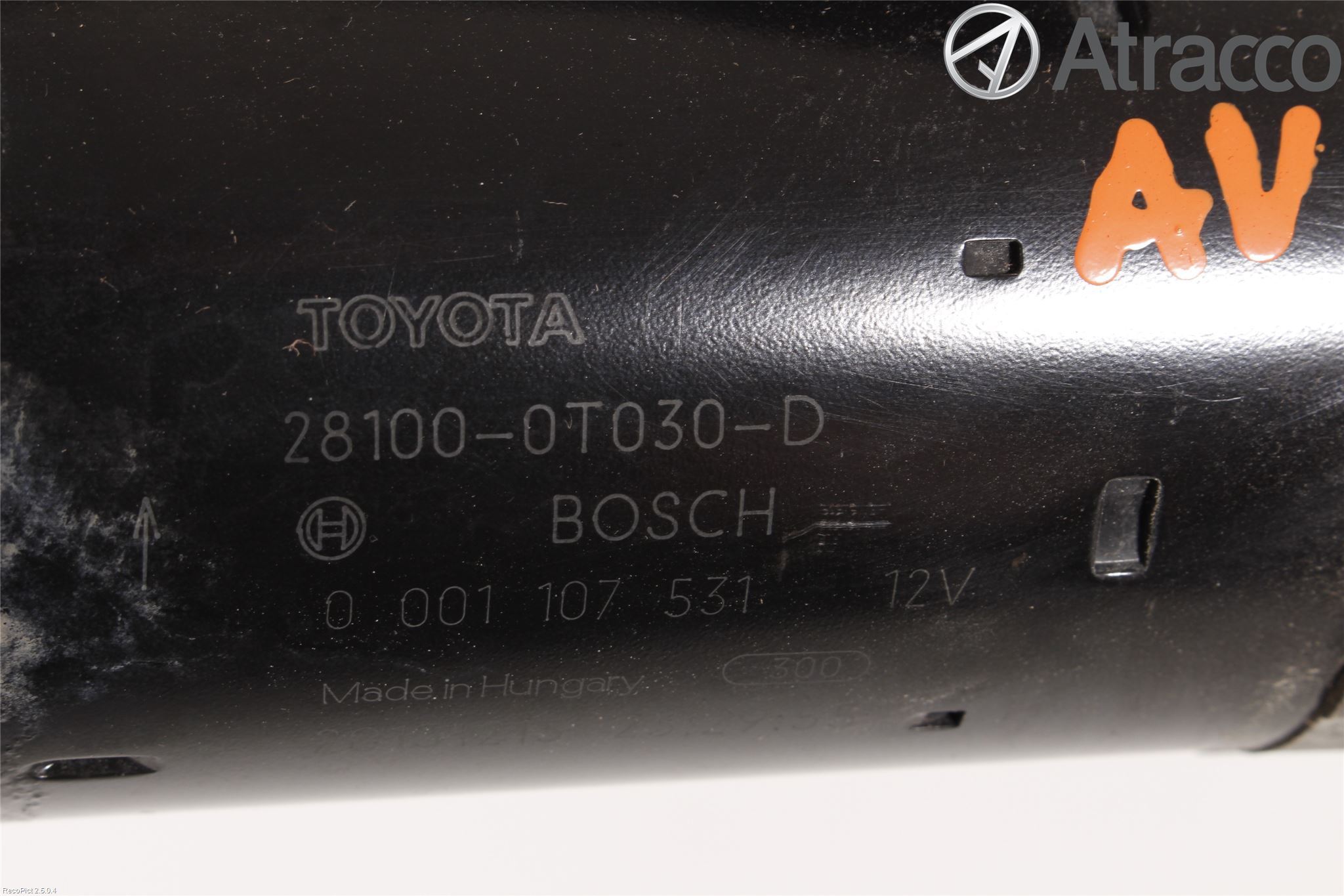 Toyota AURIS 13-19 Startmotor