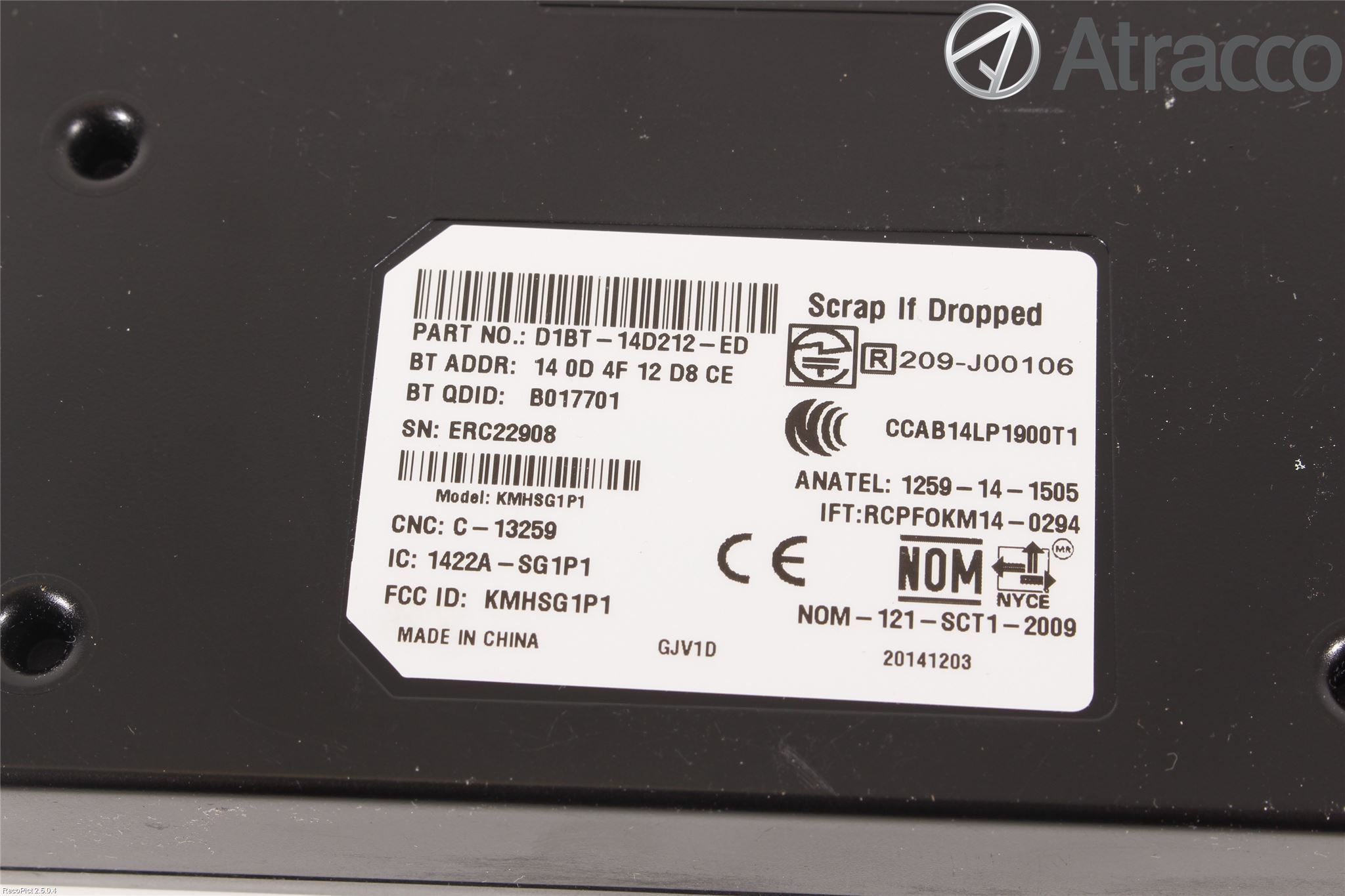 Ford FIESTA 13-17 Sensor Aktivt Kollisionsskydd