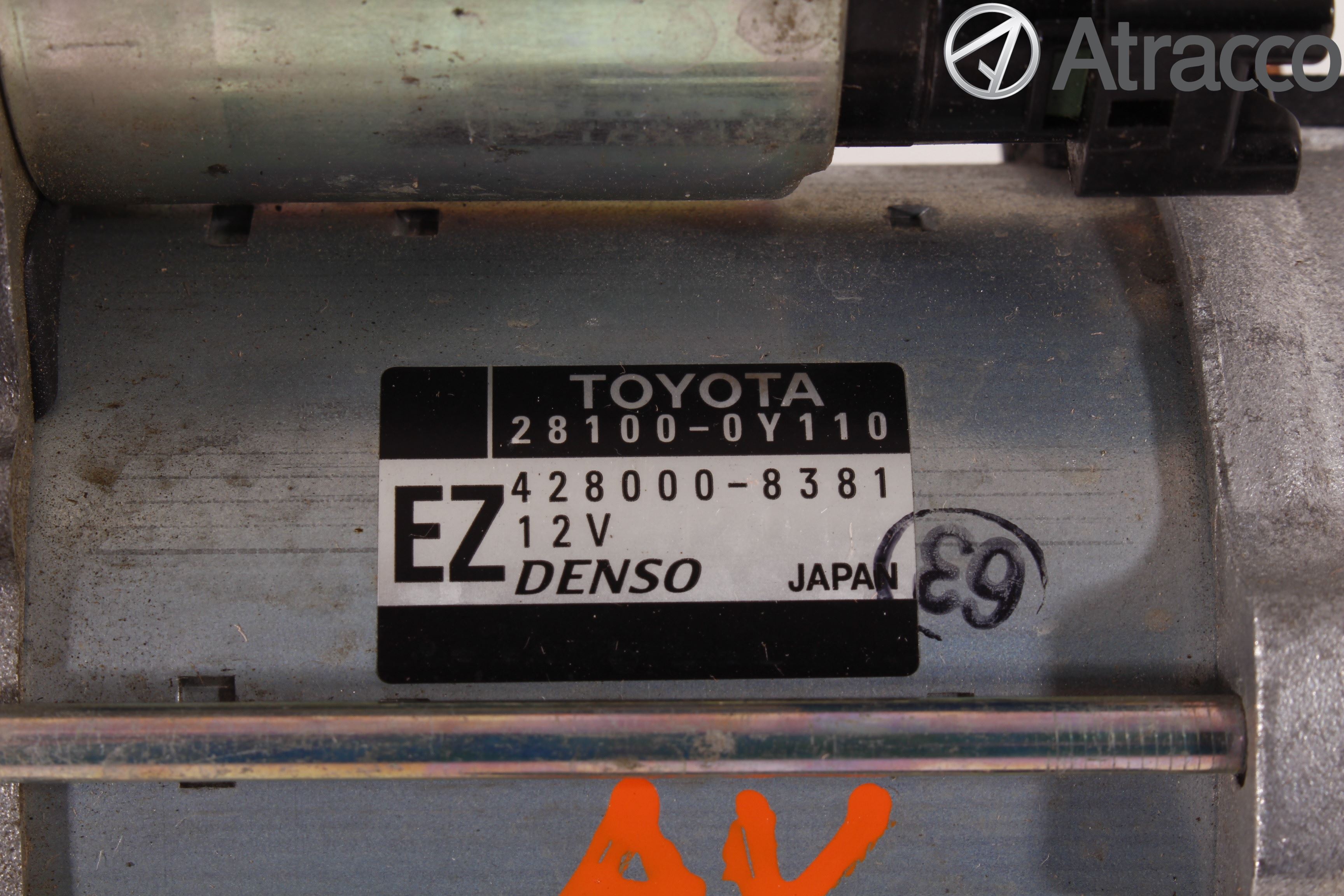 Toyota YARIS XP130 12-14 Startmotor