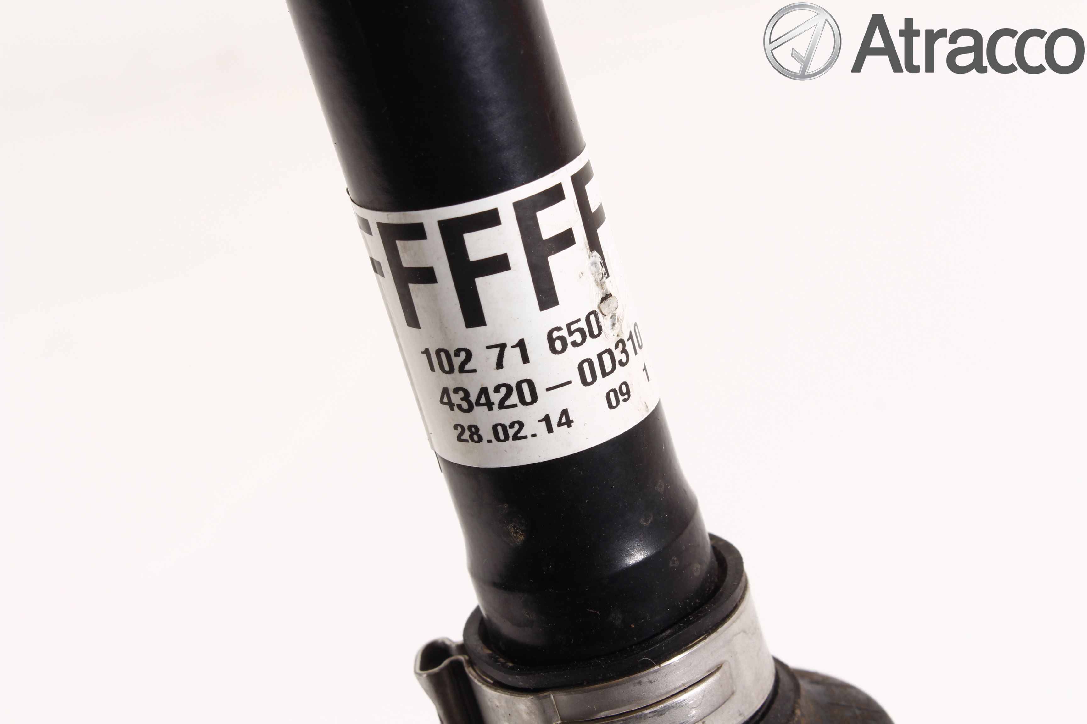 Toyota YARIS XP130 12-14 Drivaxel Fram Vänster