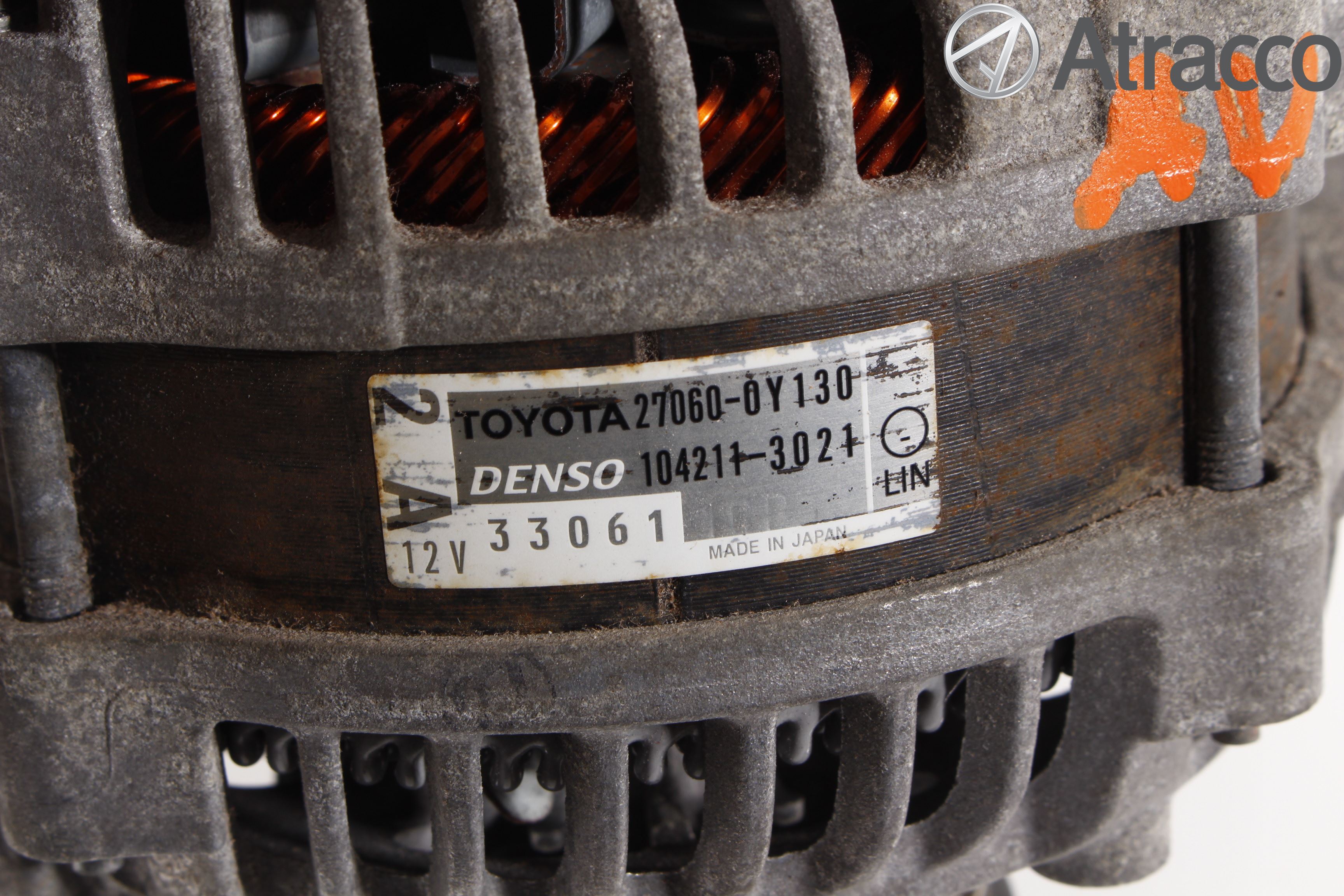 Toyota YARIS XP130 12-14 Generator