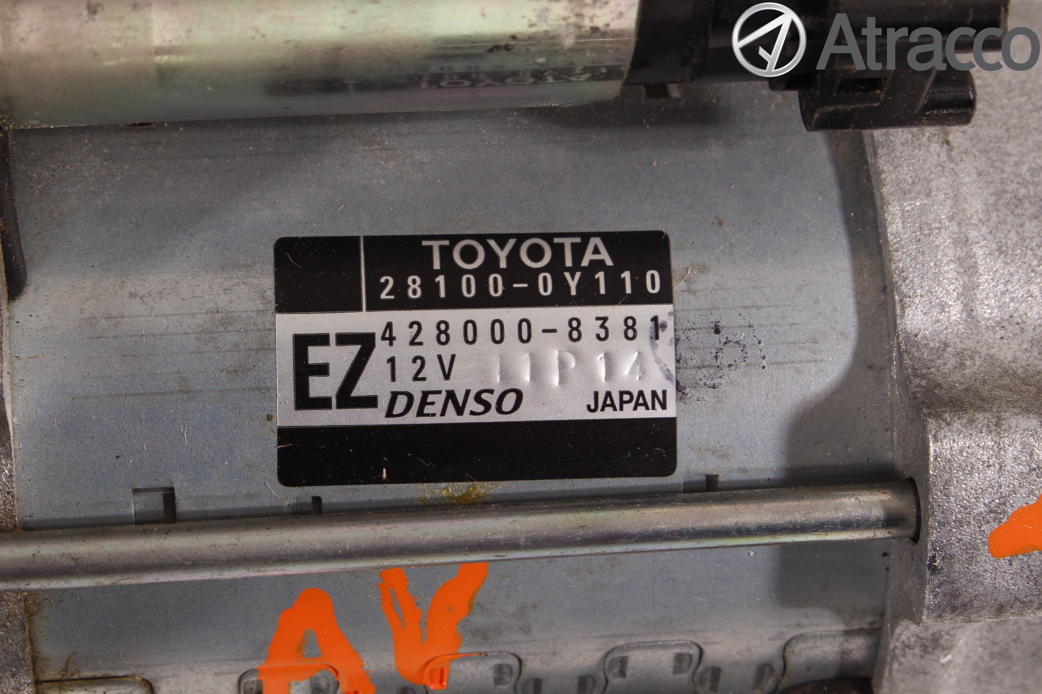 Toyota YARIS XP130 12-14 Startmotor