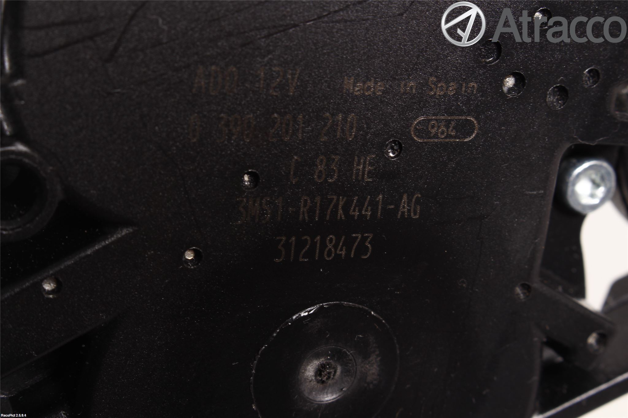 Ford S-MAX 06-15 Torkarmotor Baklucka