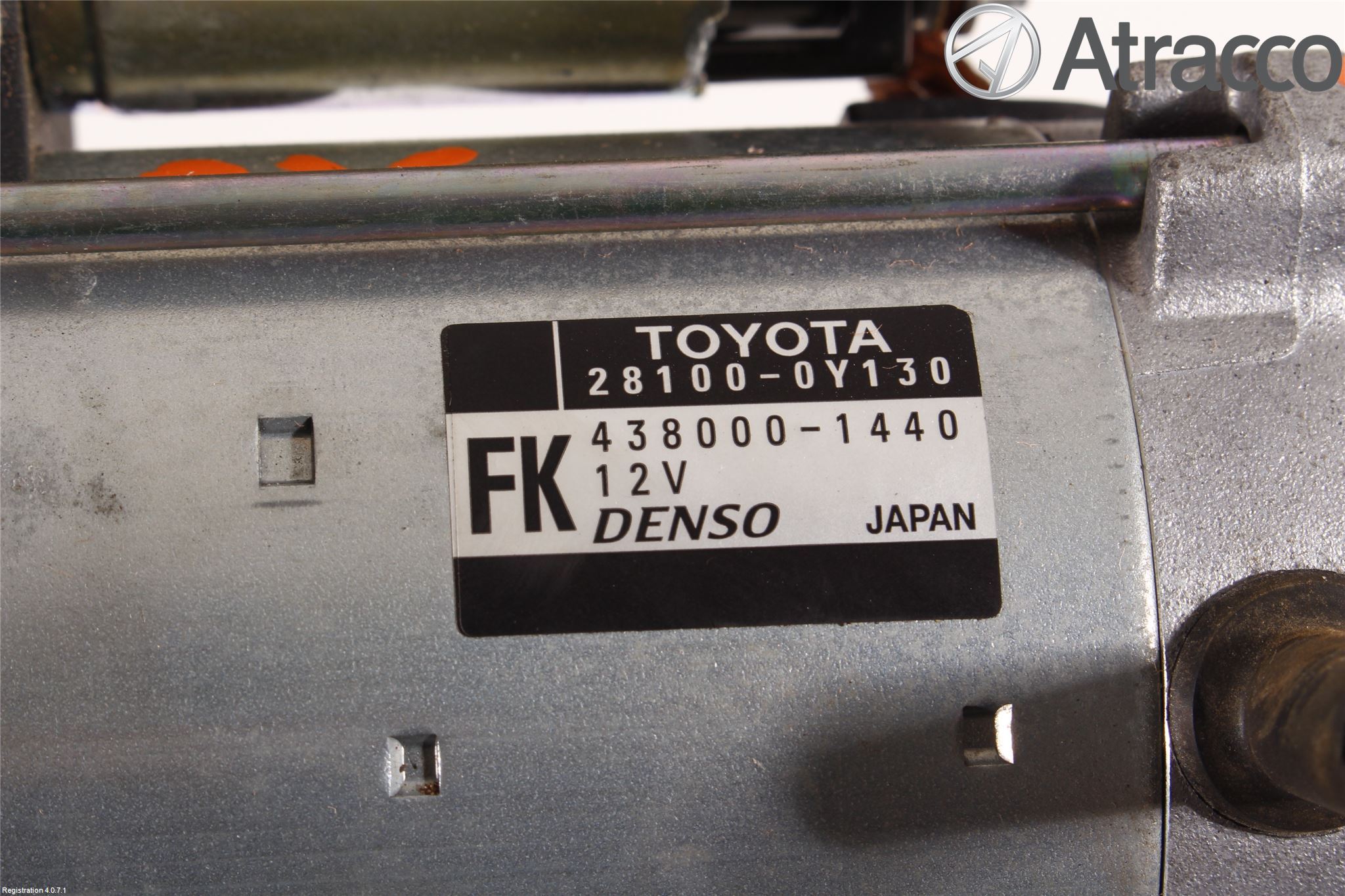 Toyota YARIS XP130 12-14 Startmotor