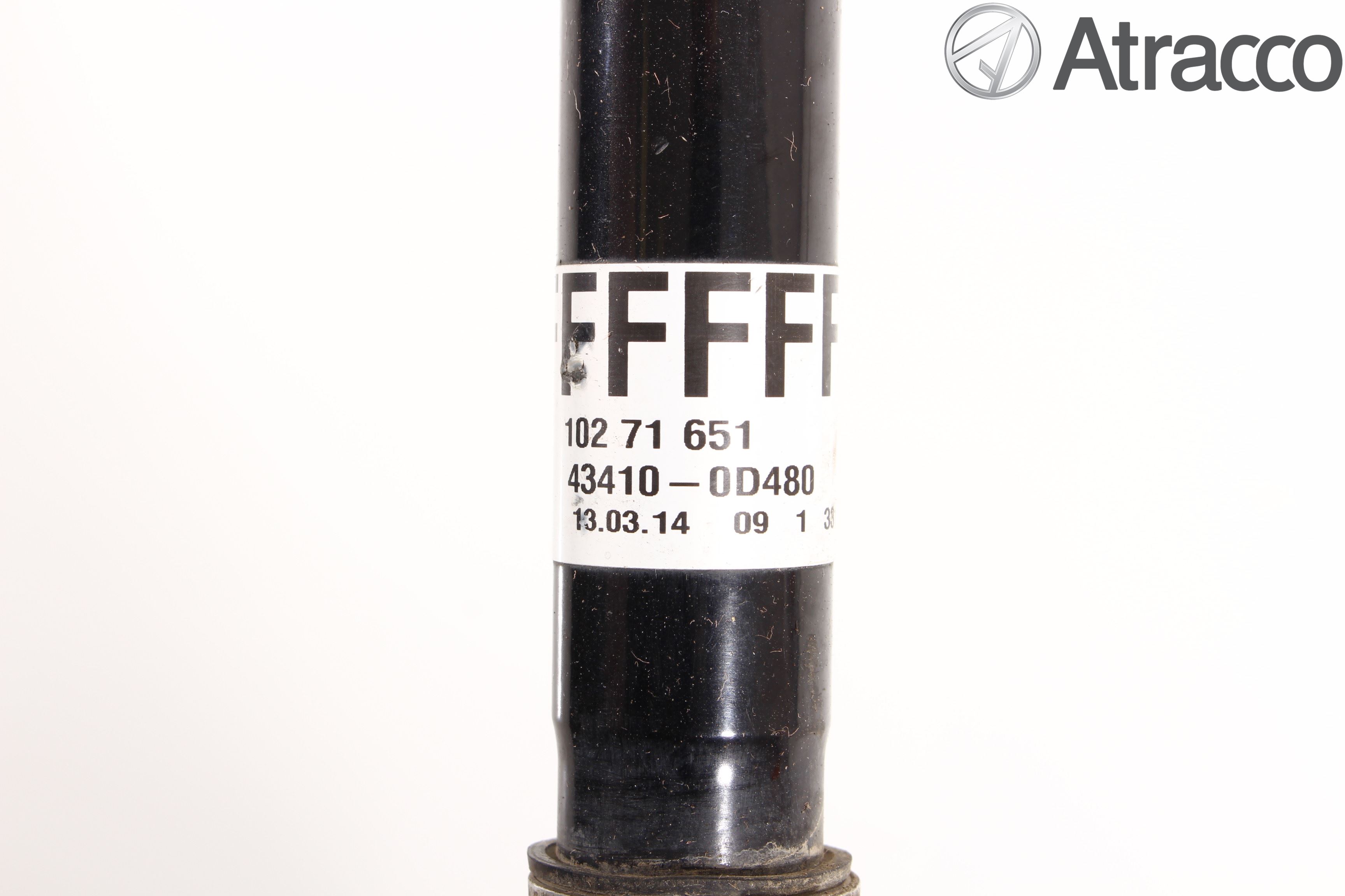 Toyota YARIS XP130 12-14 Drivaxel Fram Höger