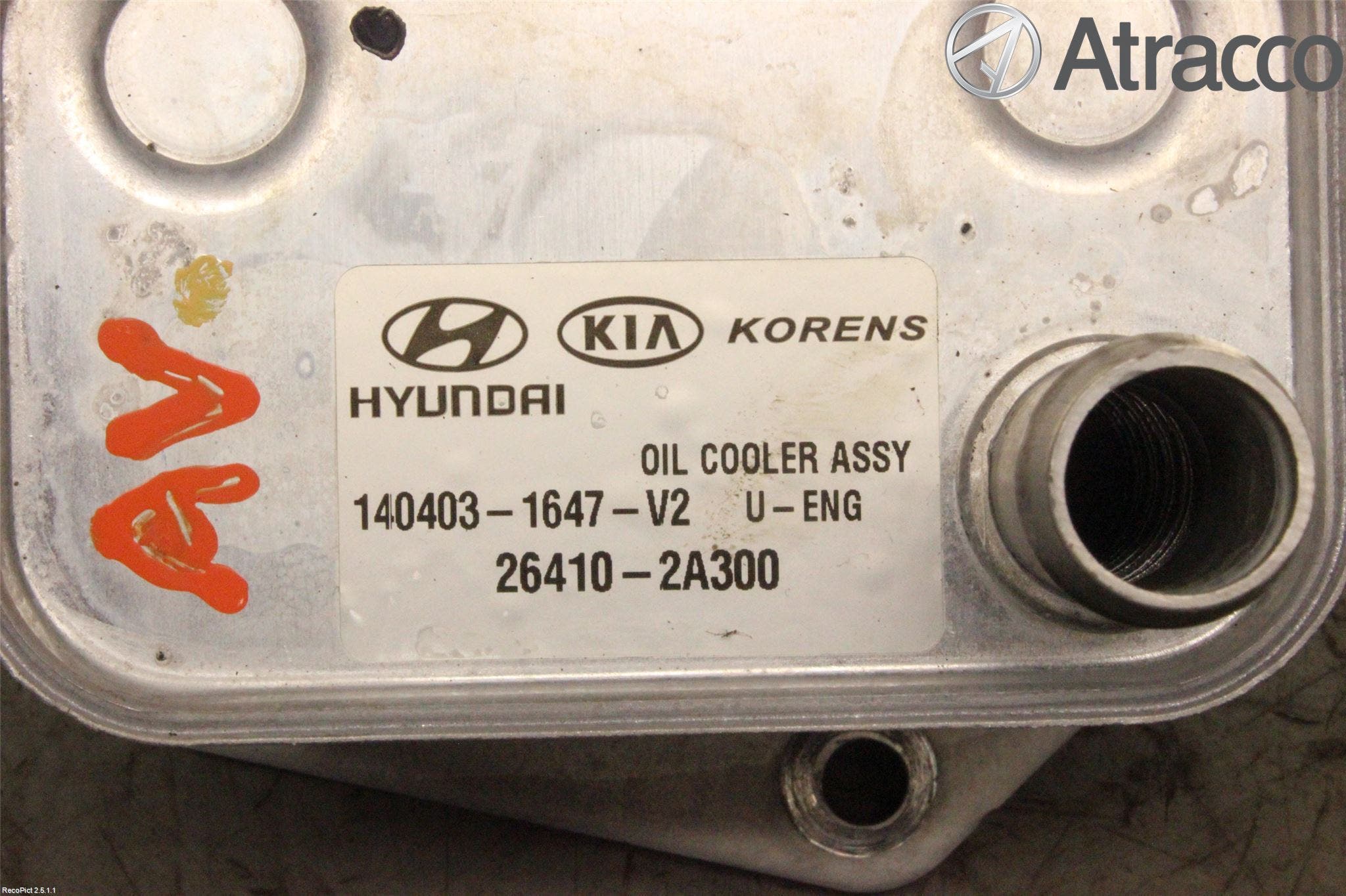 Hyundai i30 GD 13-17 Oljekylare Motor