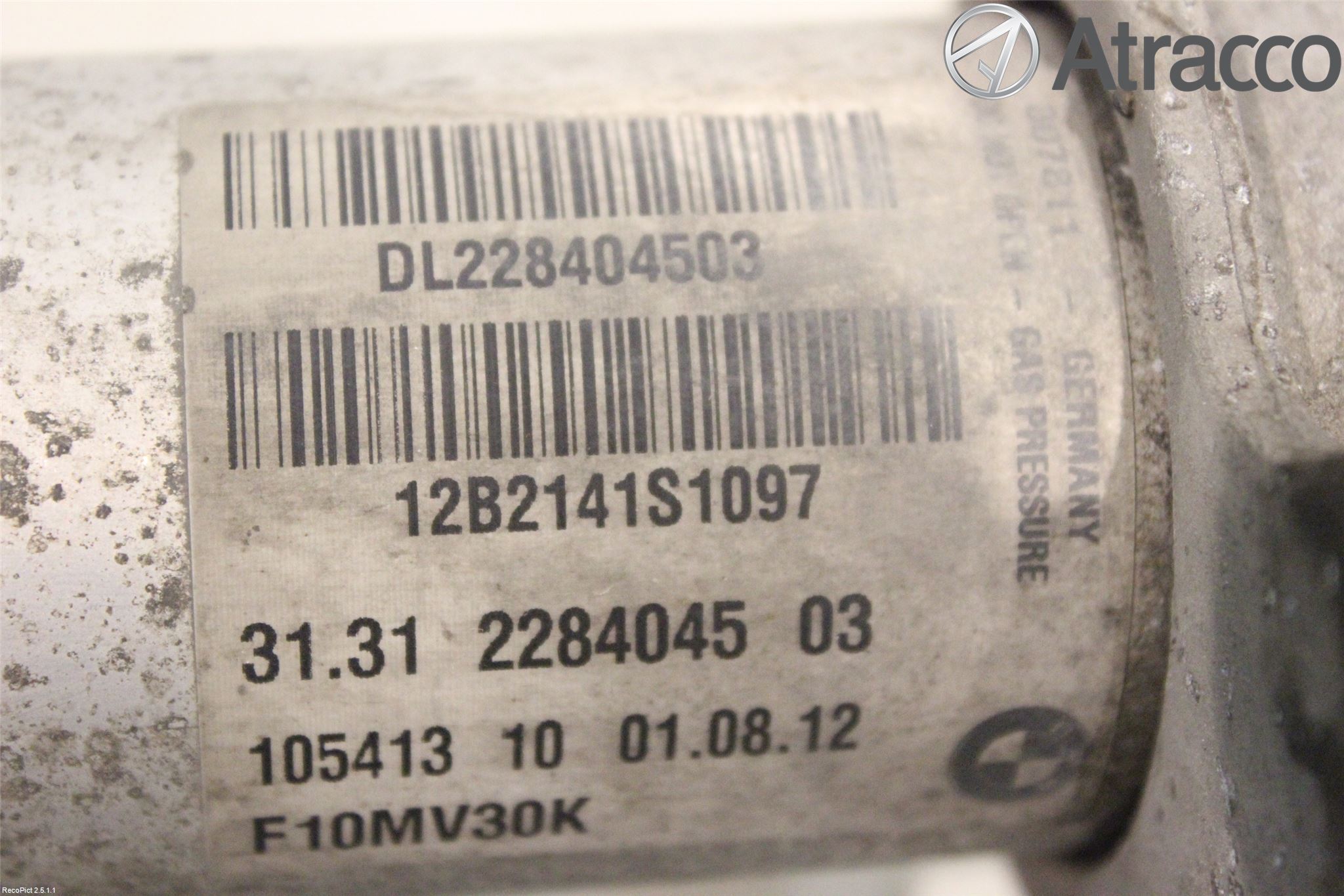 BMW 5 F10/F11/F18 09-17 Fjäderben Fram Vänster