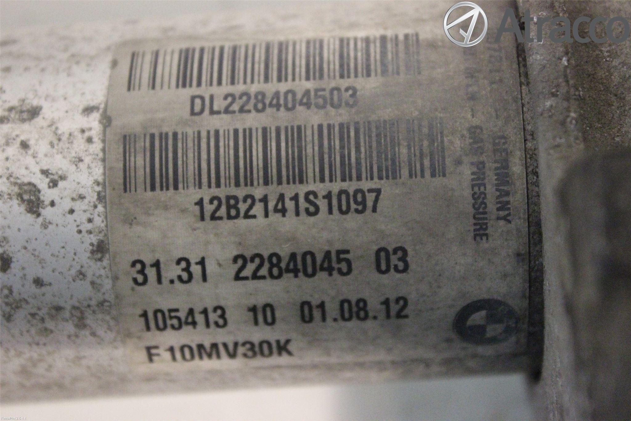 BMW 5 F10/F11/F18 09-17 Fjäderben Fram Vänster