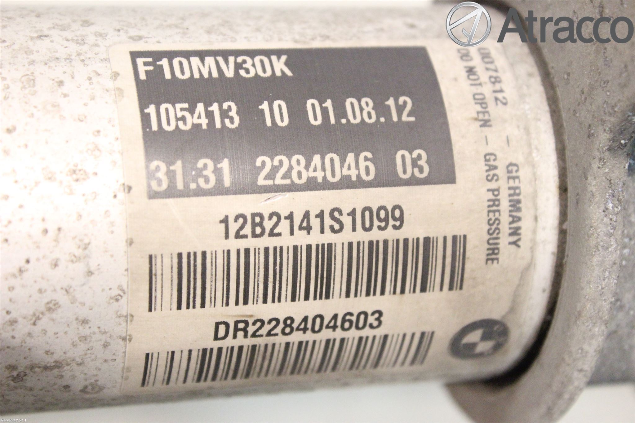 BMW 5 F10/F11/F18 09-17 Fjäderben Fram Höger
