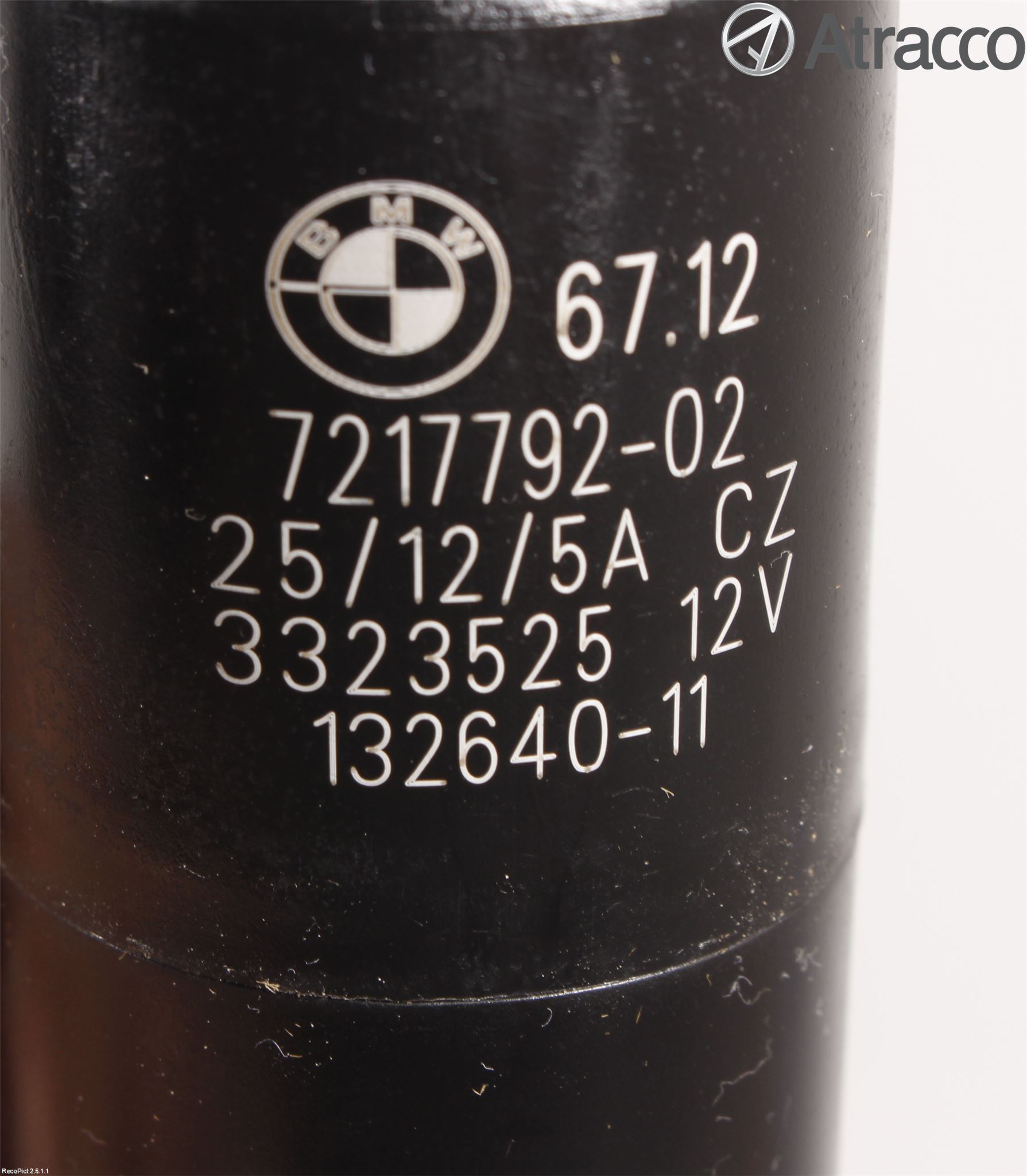 BMW 5 F10/F11/F18 09-17 Spolarpump Högtryck
