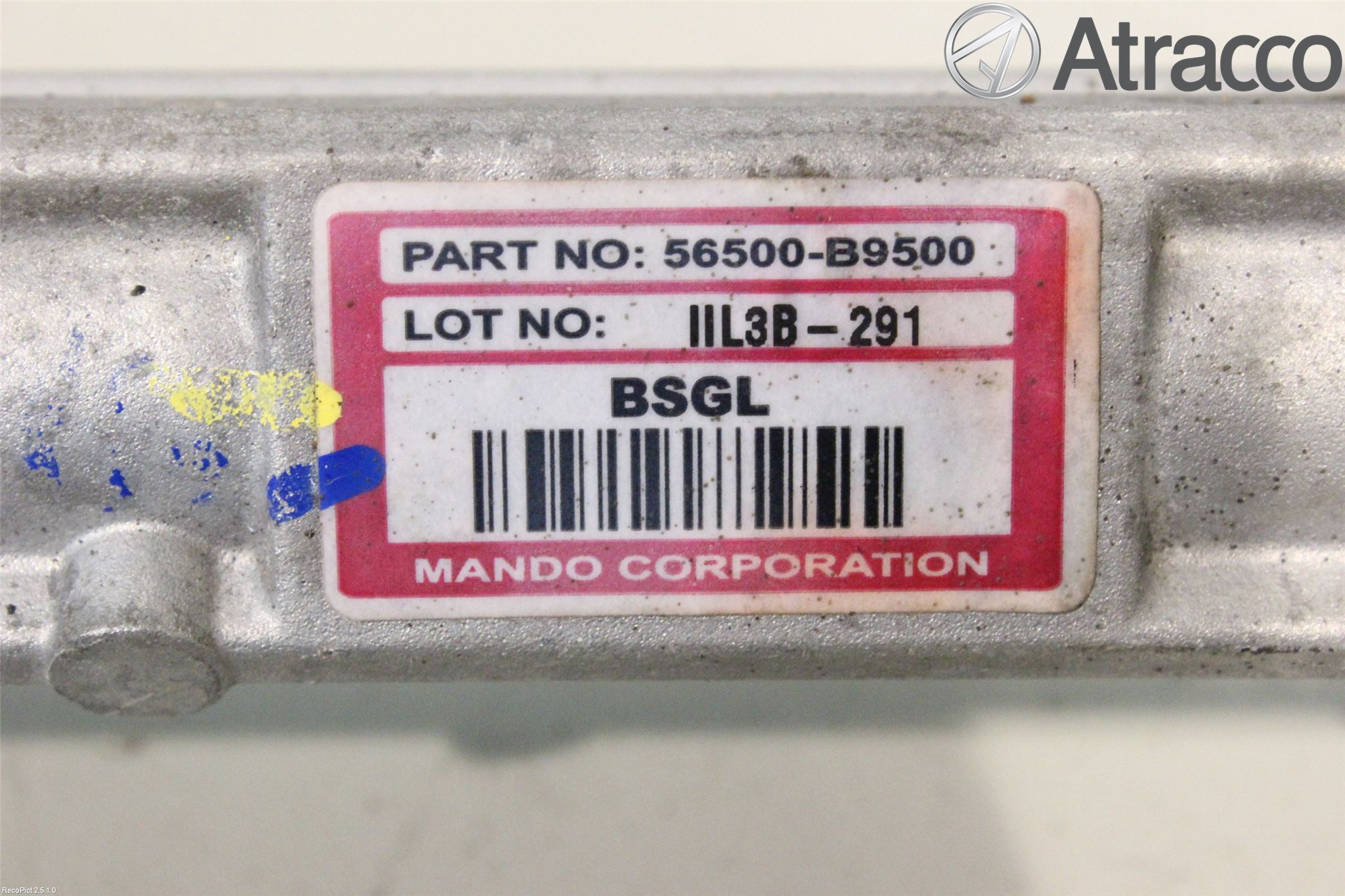 Hyundai i10 BA 14-16 Styrväxel Servo -Snäcka