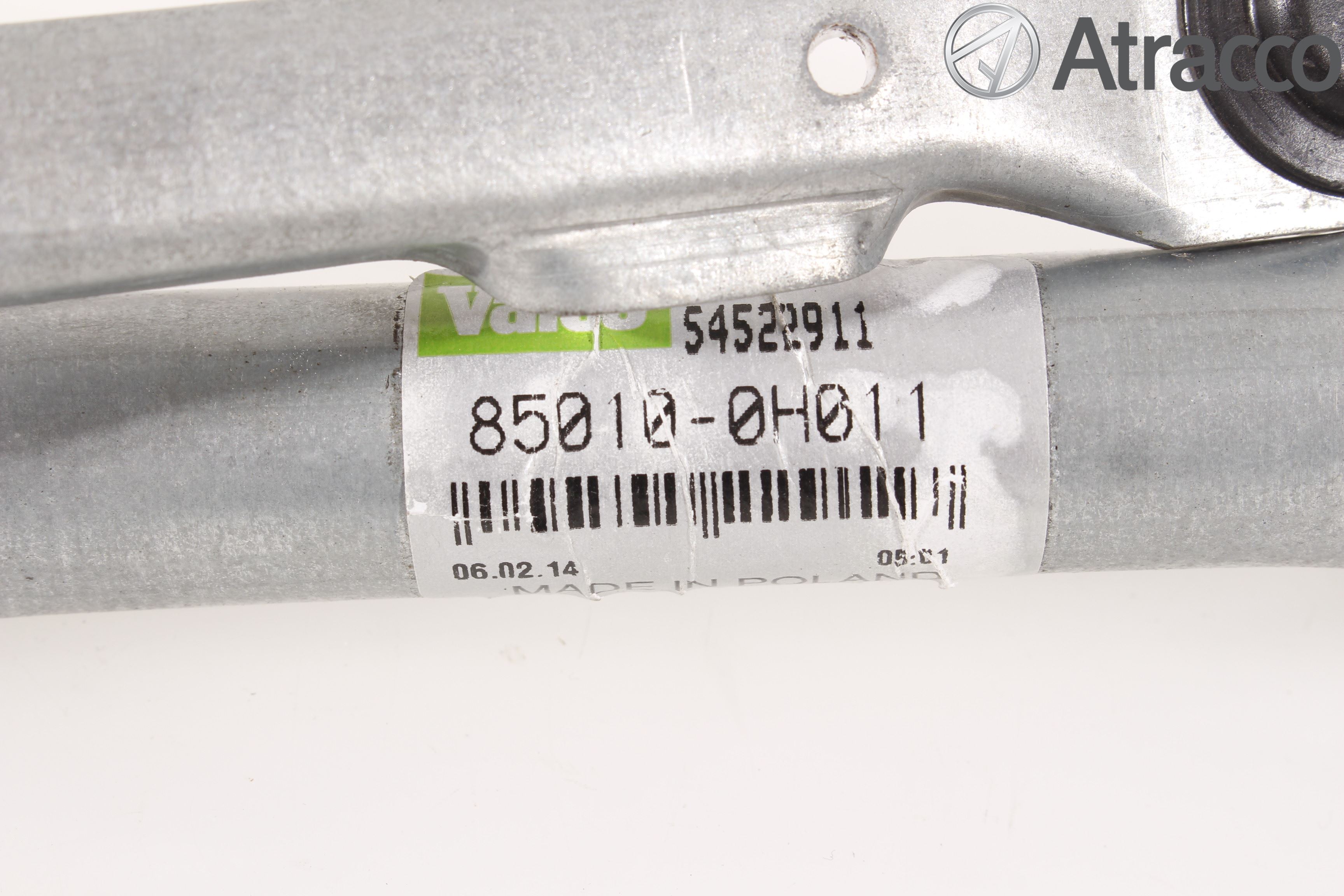 Toyota AYGO 06-14 Torkarmekanism Vindruta