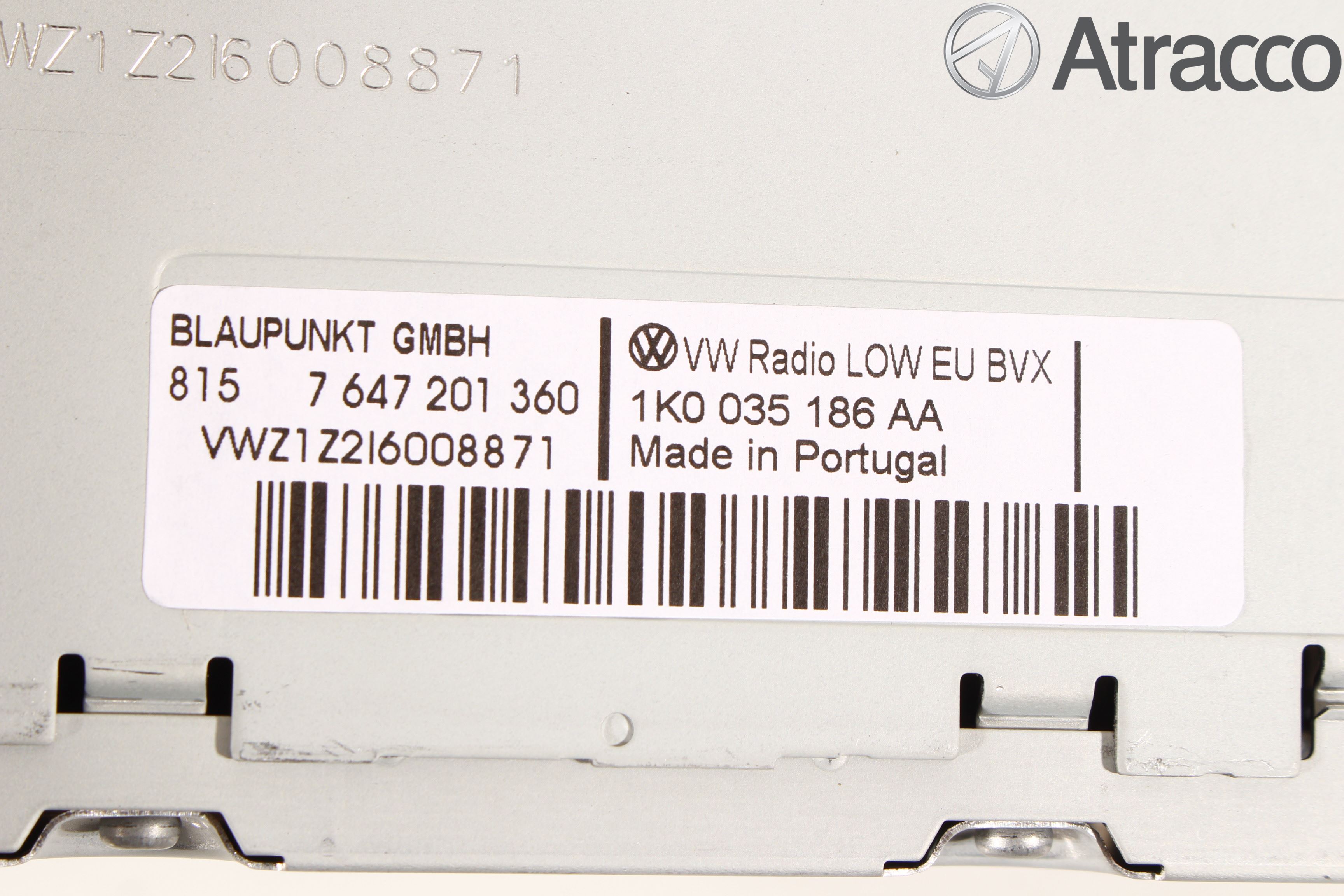 Volkswagen VW GOLF VI 09-13 Cd Radio - Multimediapanel