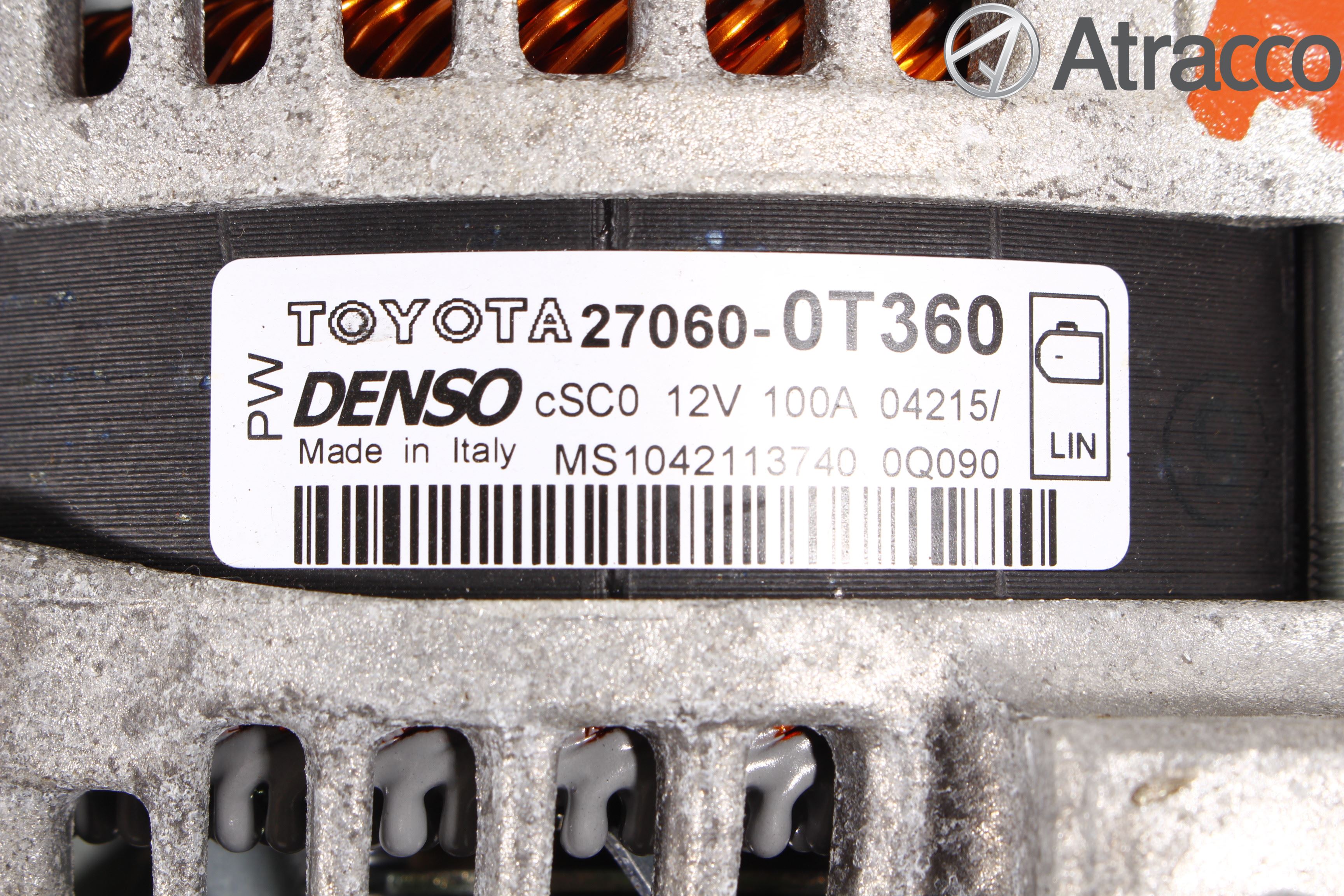 Toyota VERSO 09-18 Generator