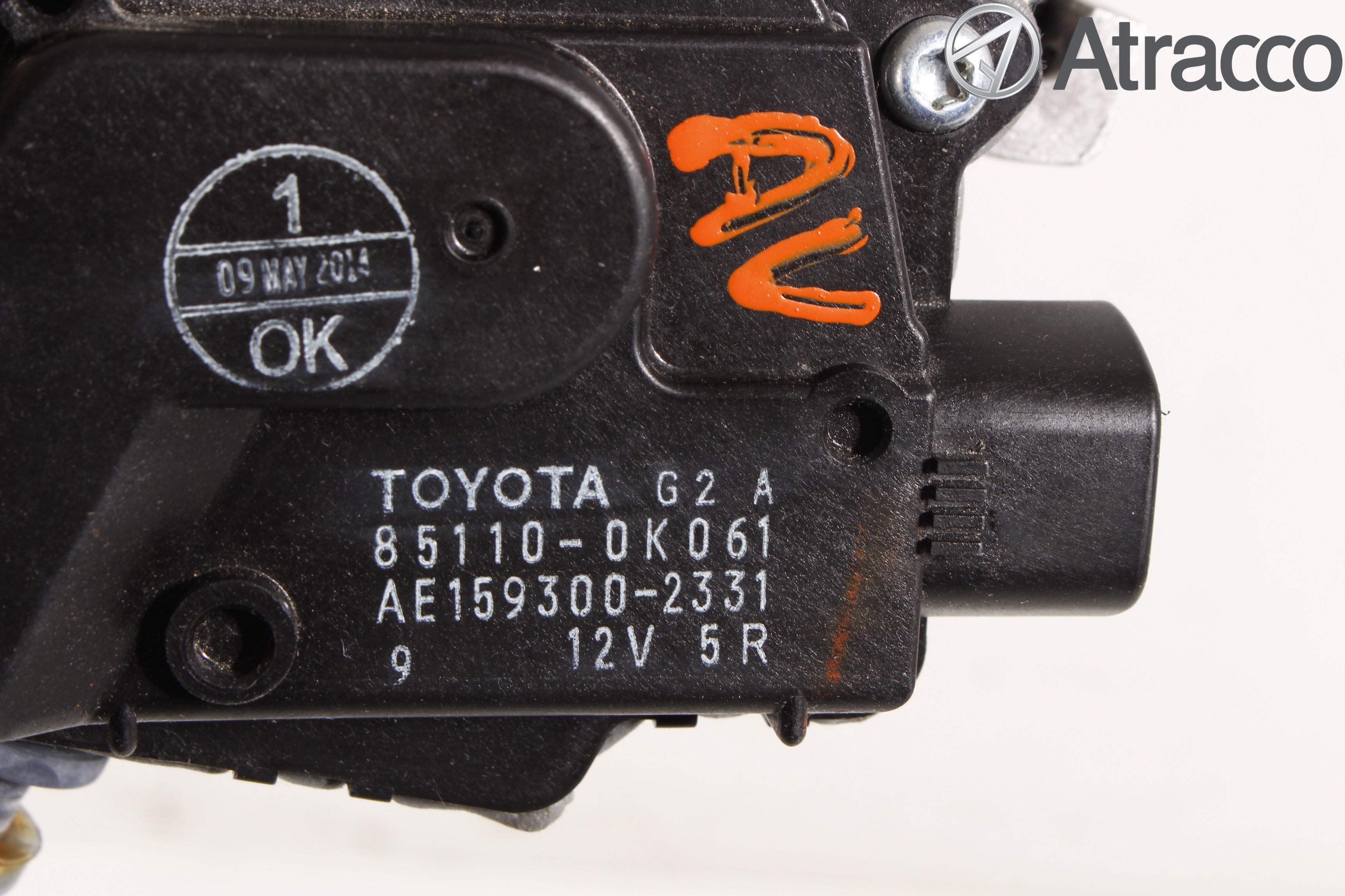 Toyota HILUX 05-16 Torkarmotor Vindruta