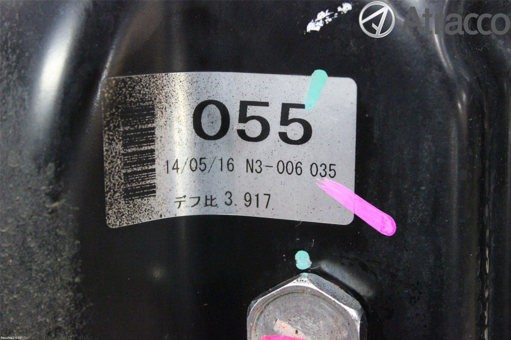 Mitsubishi L200 06-15 Framvagn Diffrential