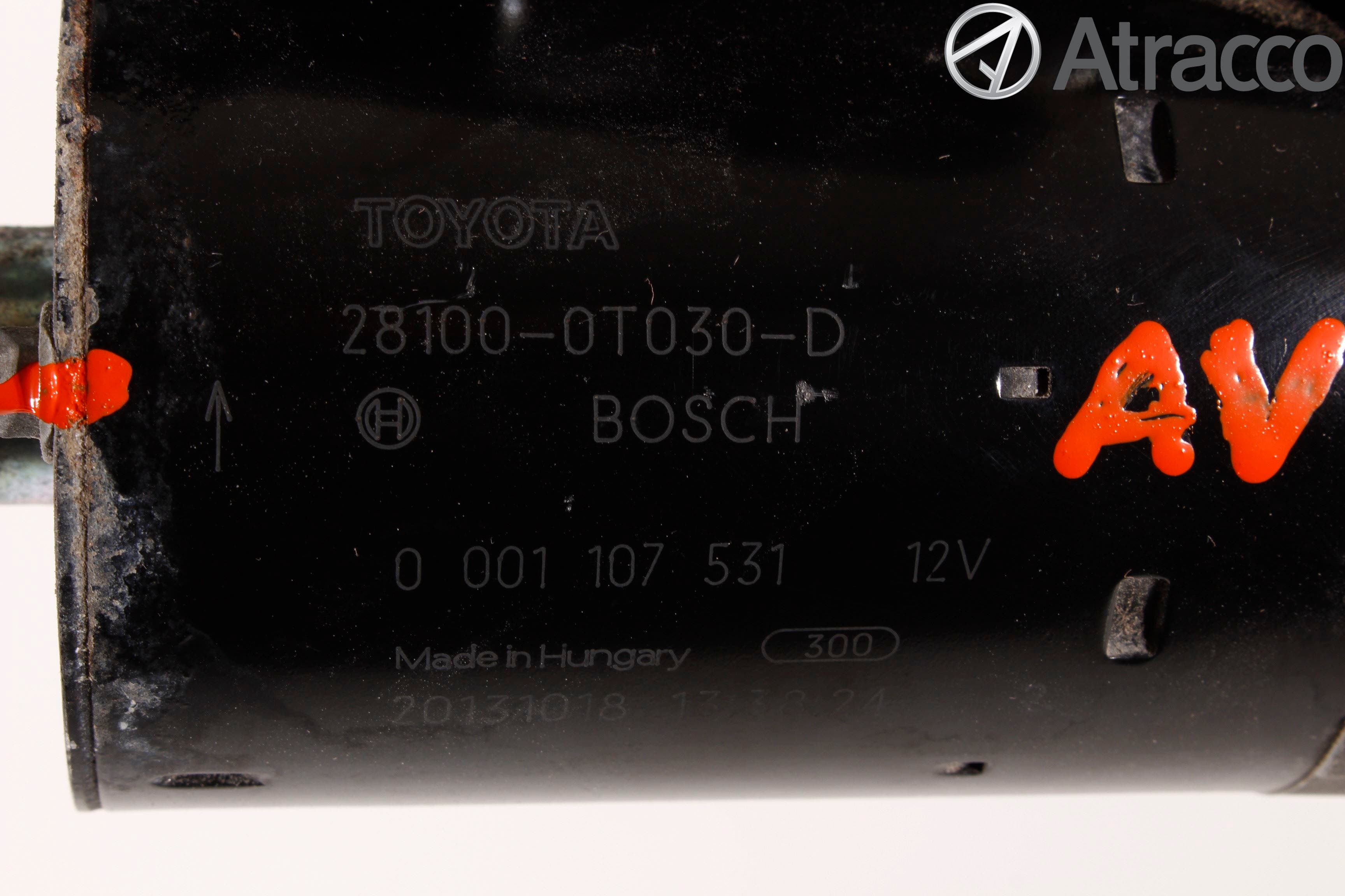 Toyota AURIS 13-19 Startmotor