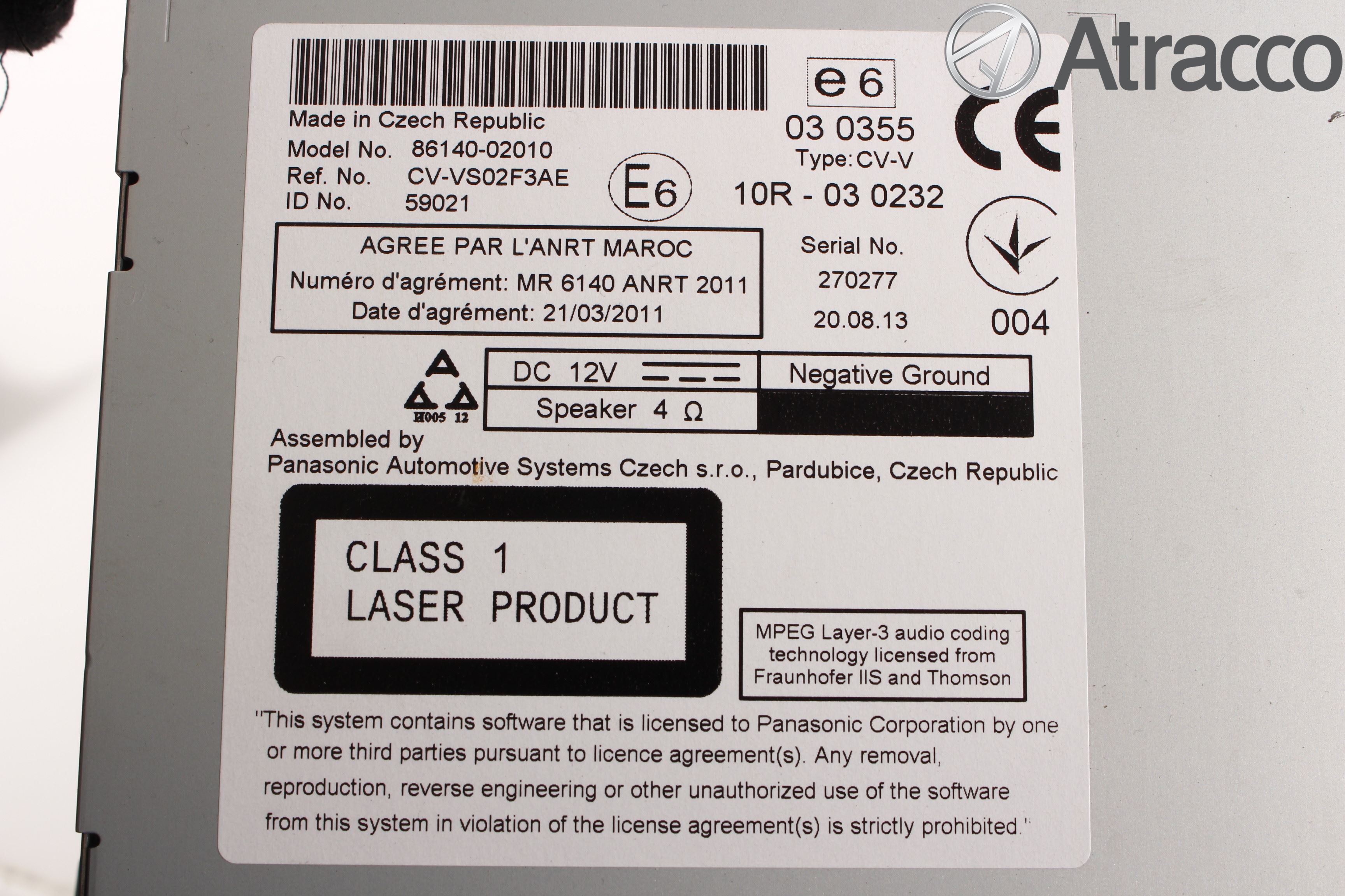 Toyota AURIS 13-19 Cd Radio - Multimediapanel