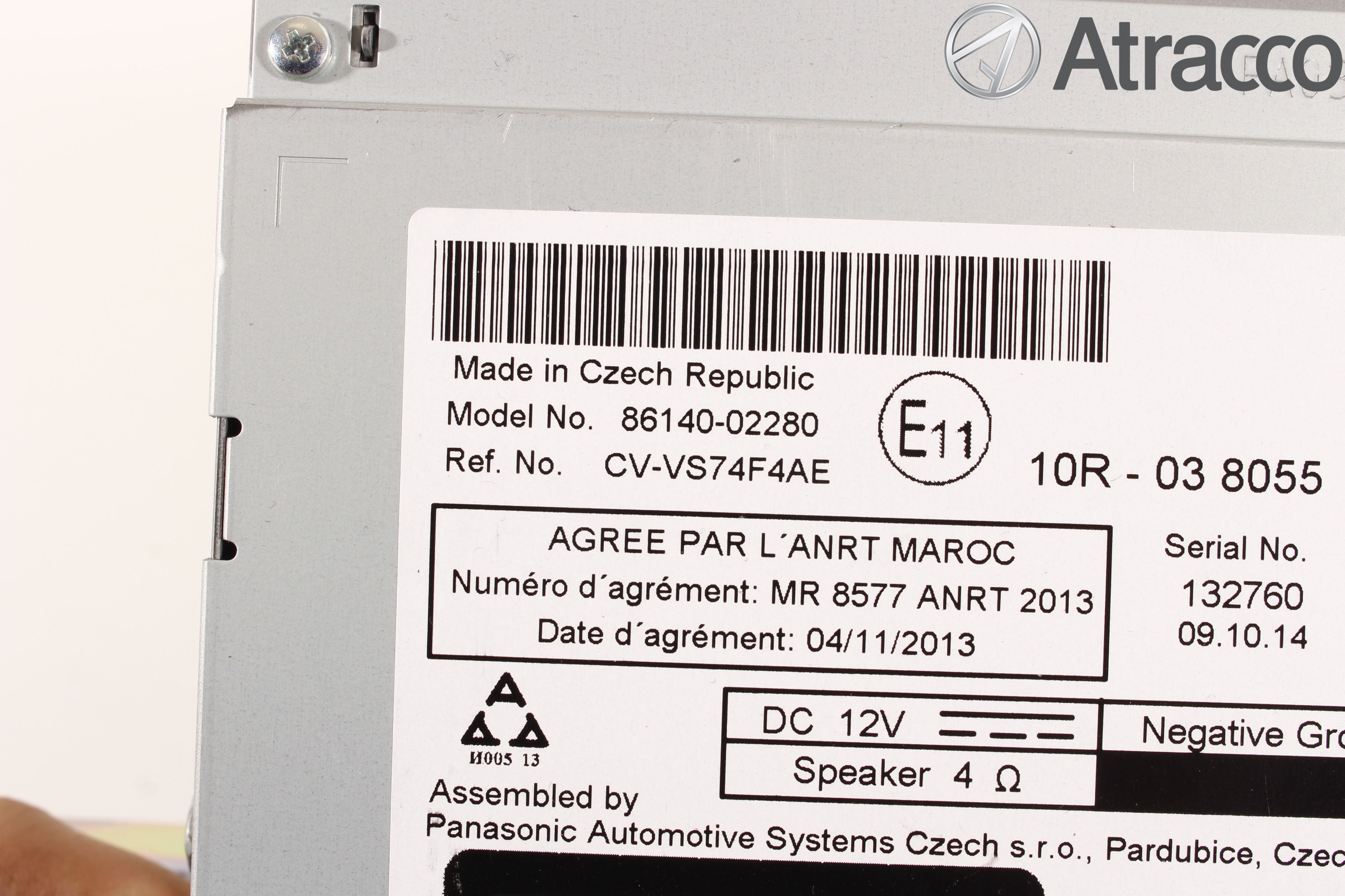 Toyota AURIS 13-19 Cd Radio - Multimediapanel