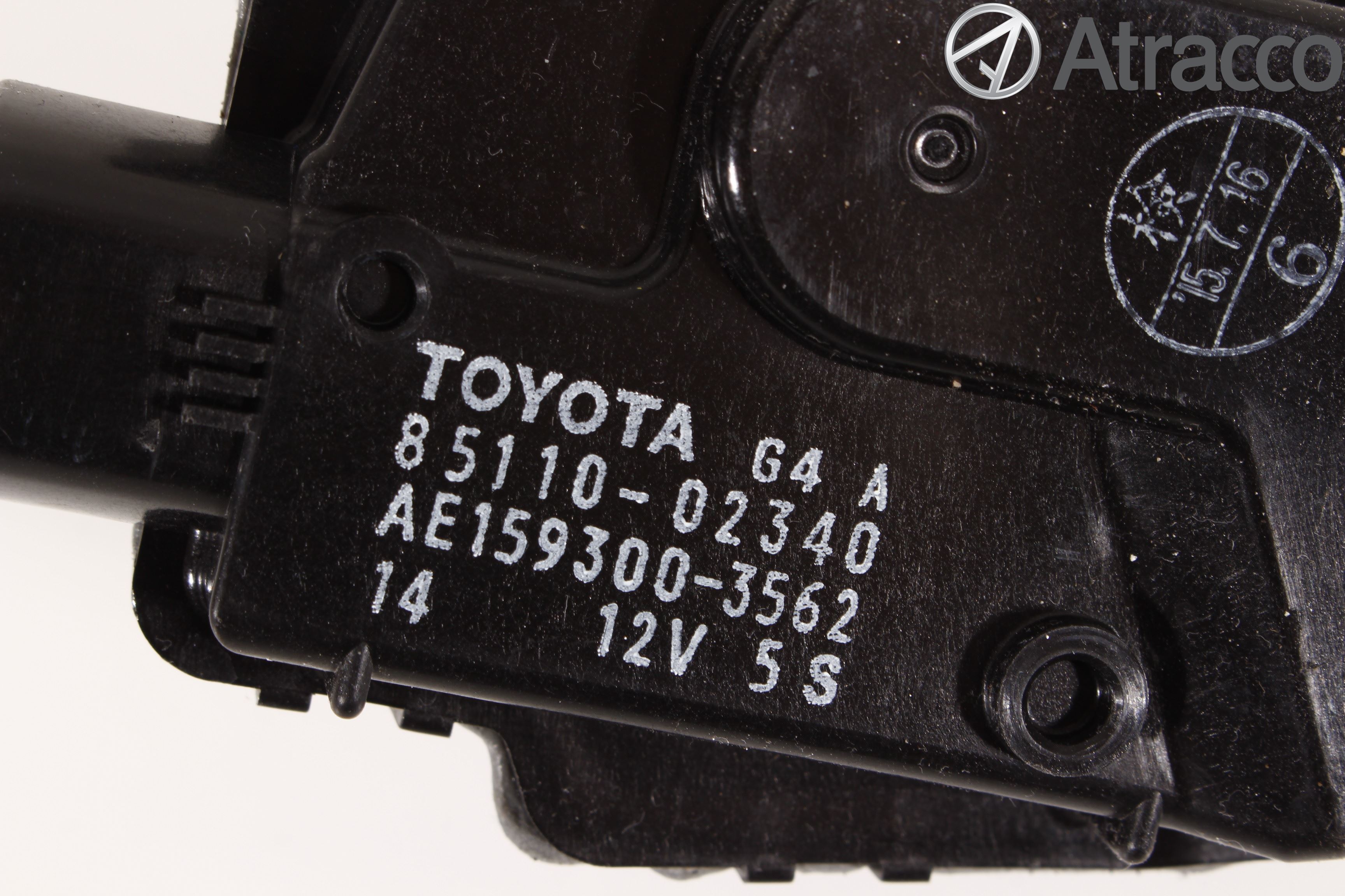 Toyota AURIS 13-19 Torkarmotor Vindruta