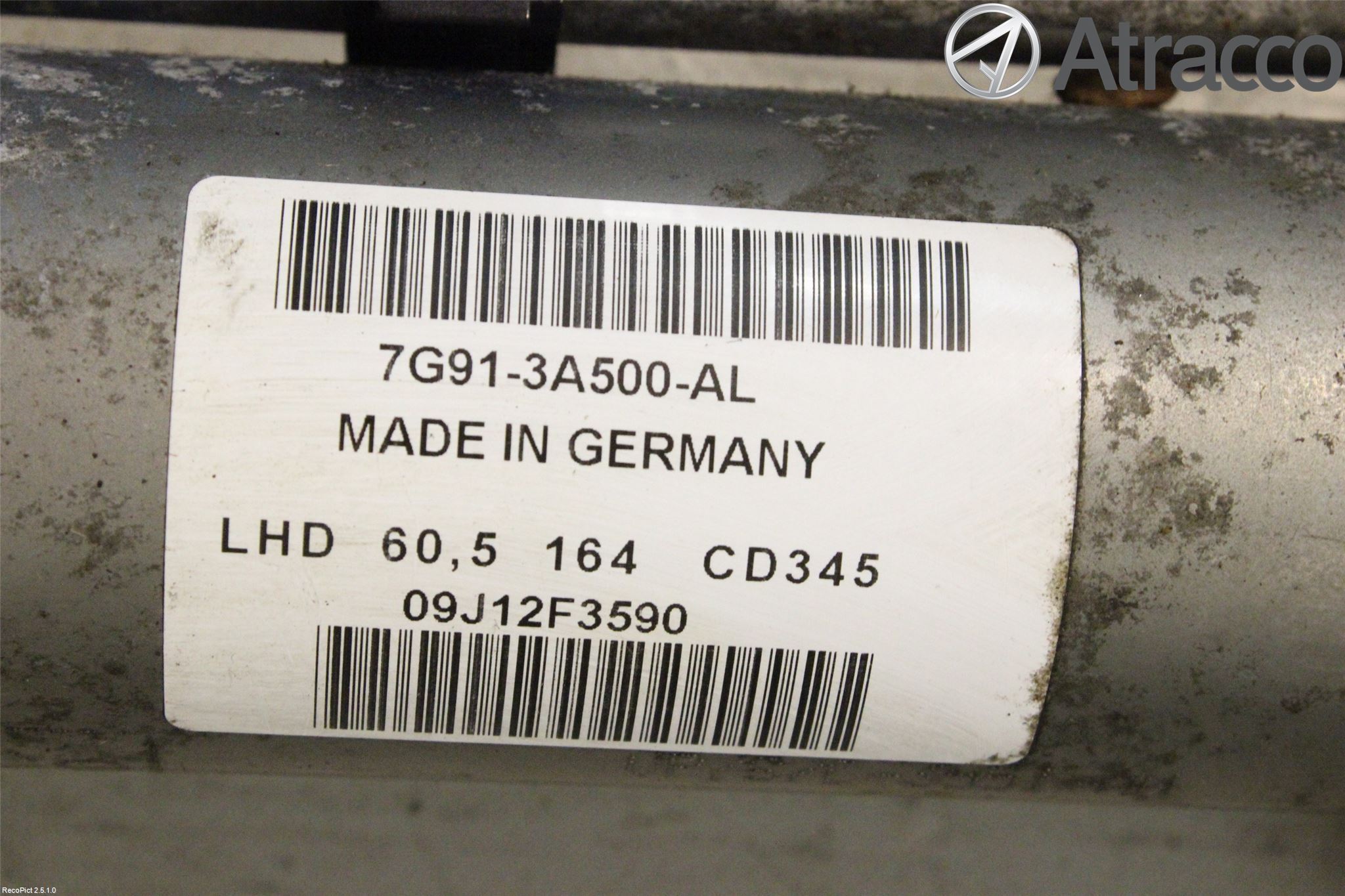 Ford MONDEO 07-15 Styrväxel Servo -Snäcka