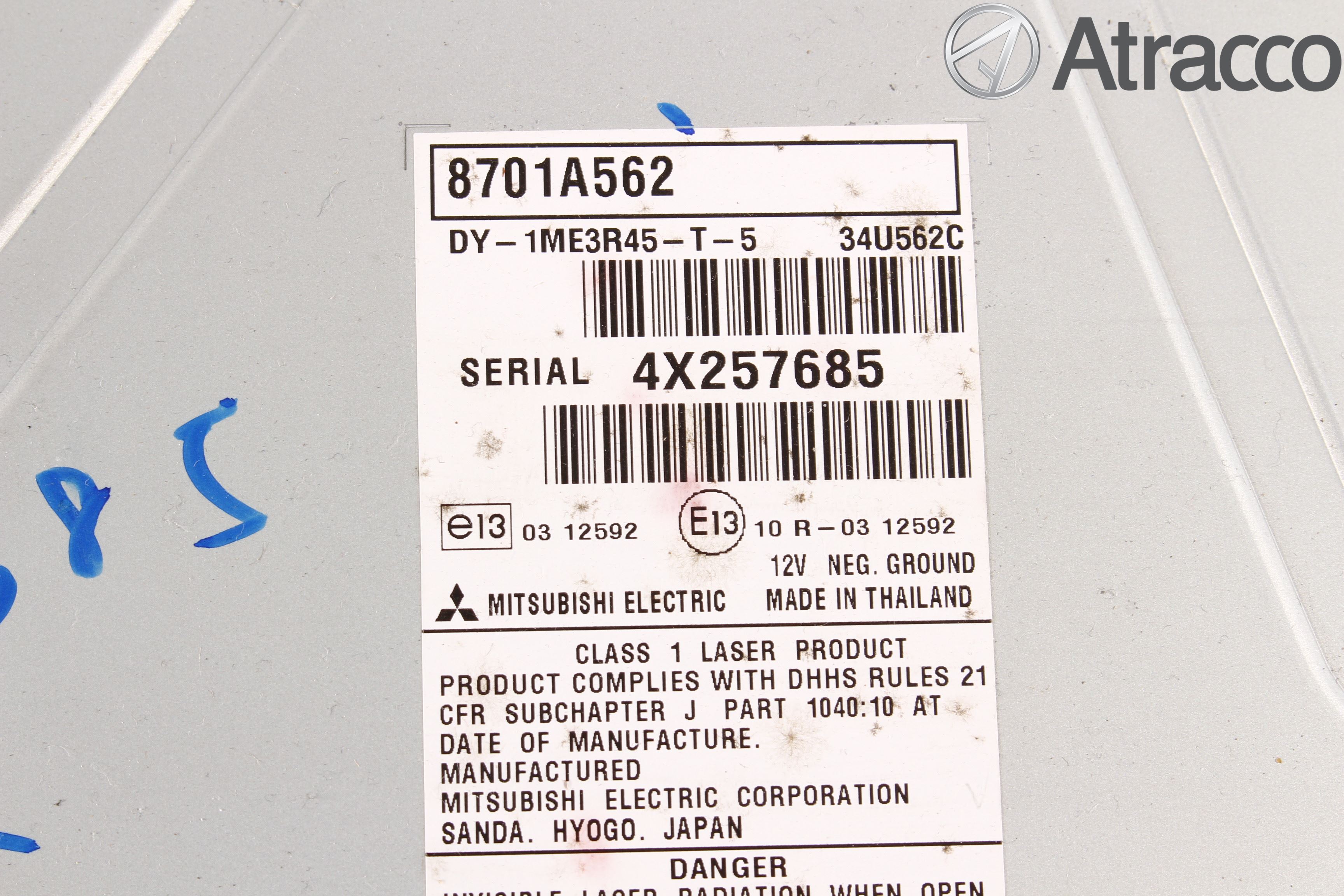 Mitsubishi ASX 10-22 Cd Radio - Multimediapanel