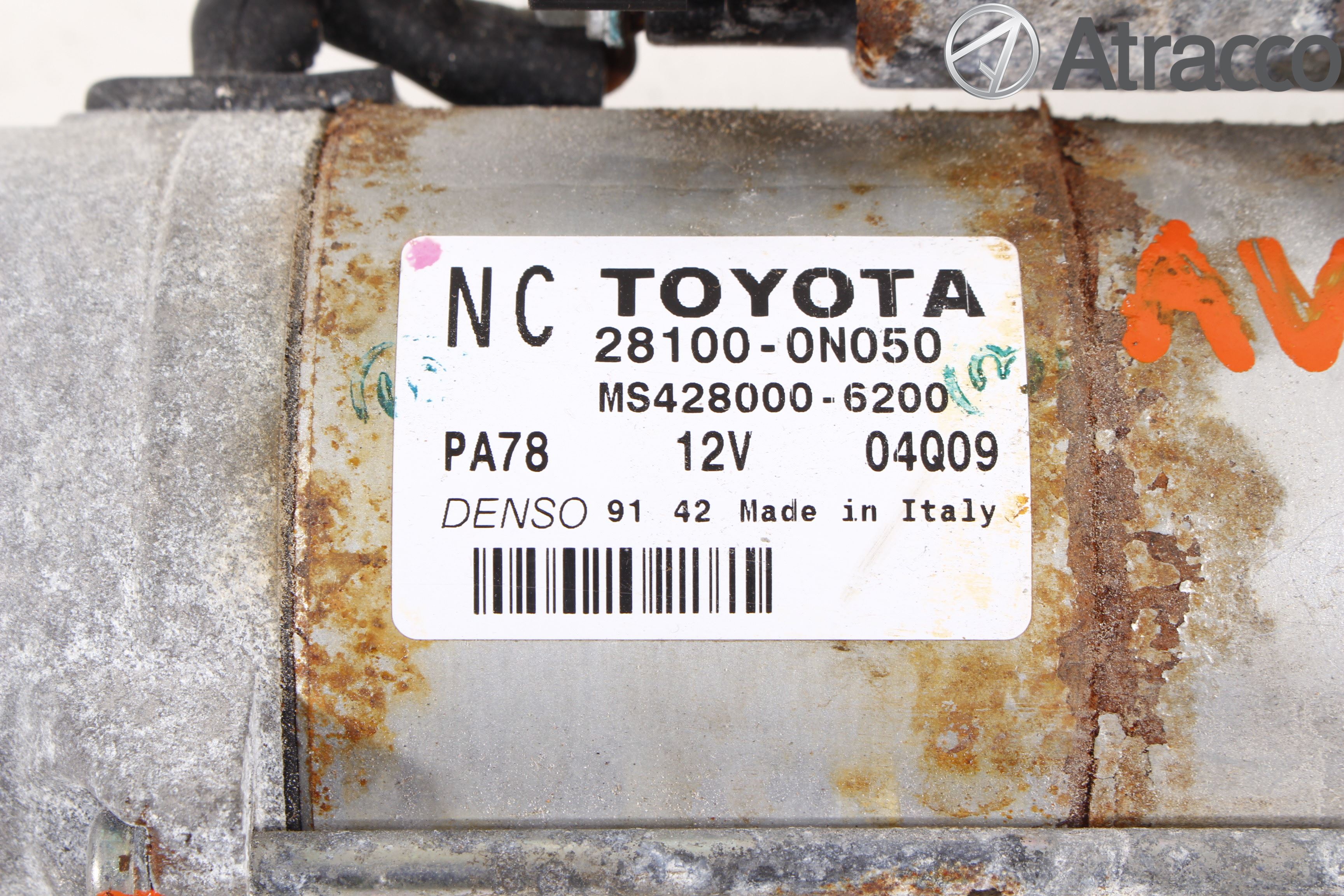 Toyota YARIS XP130 12-14 Startmotor