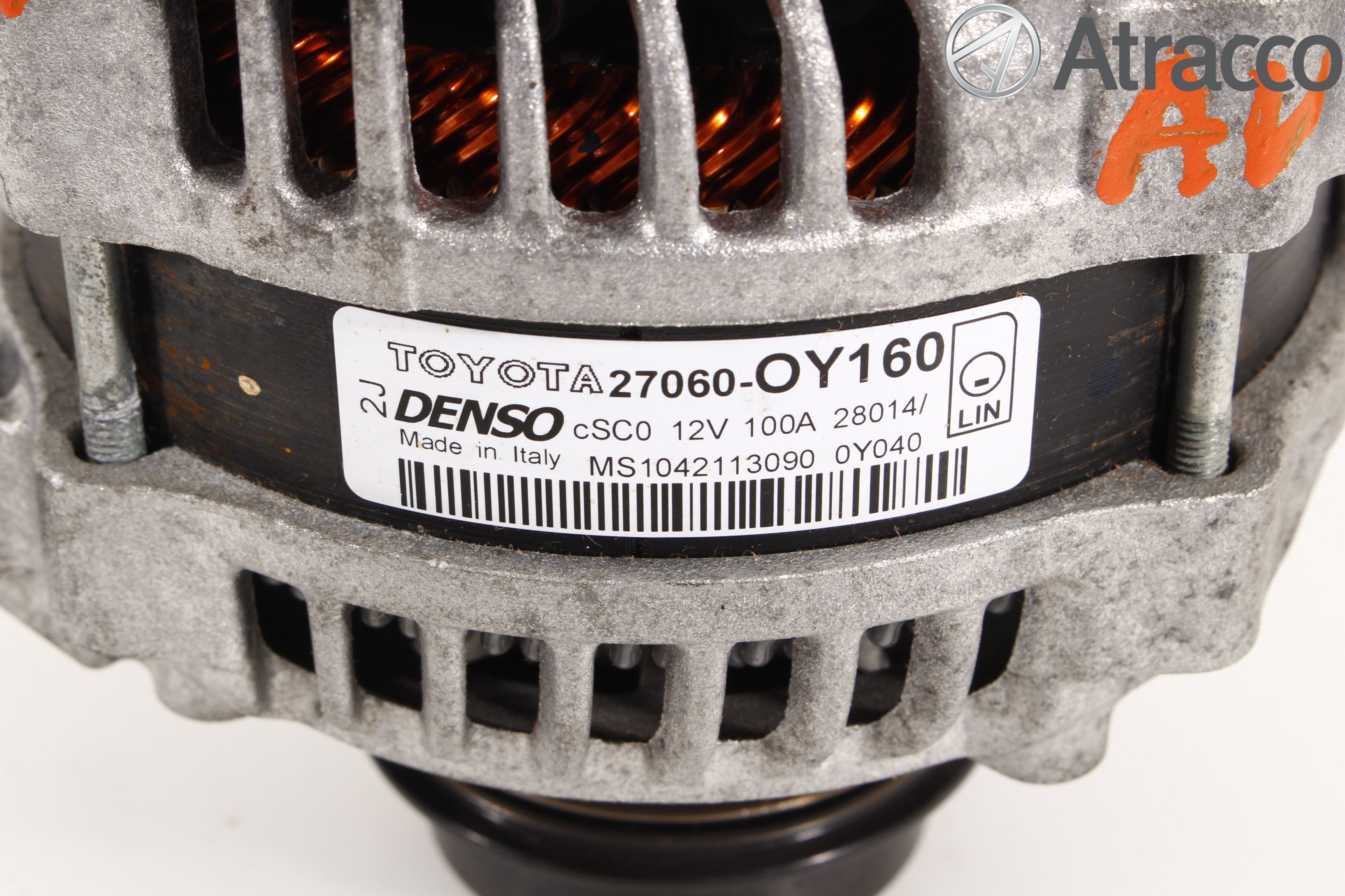 Toyota YARIS XP130 15-20 Generator