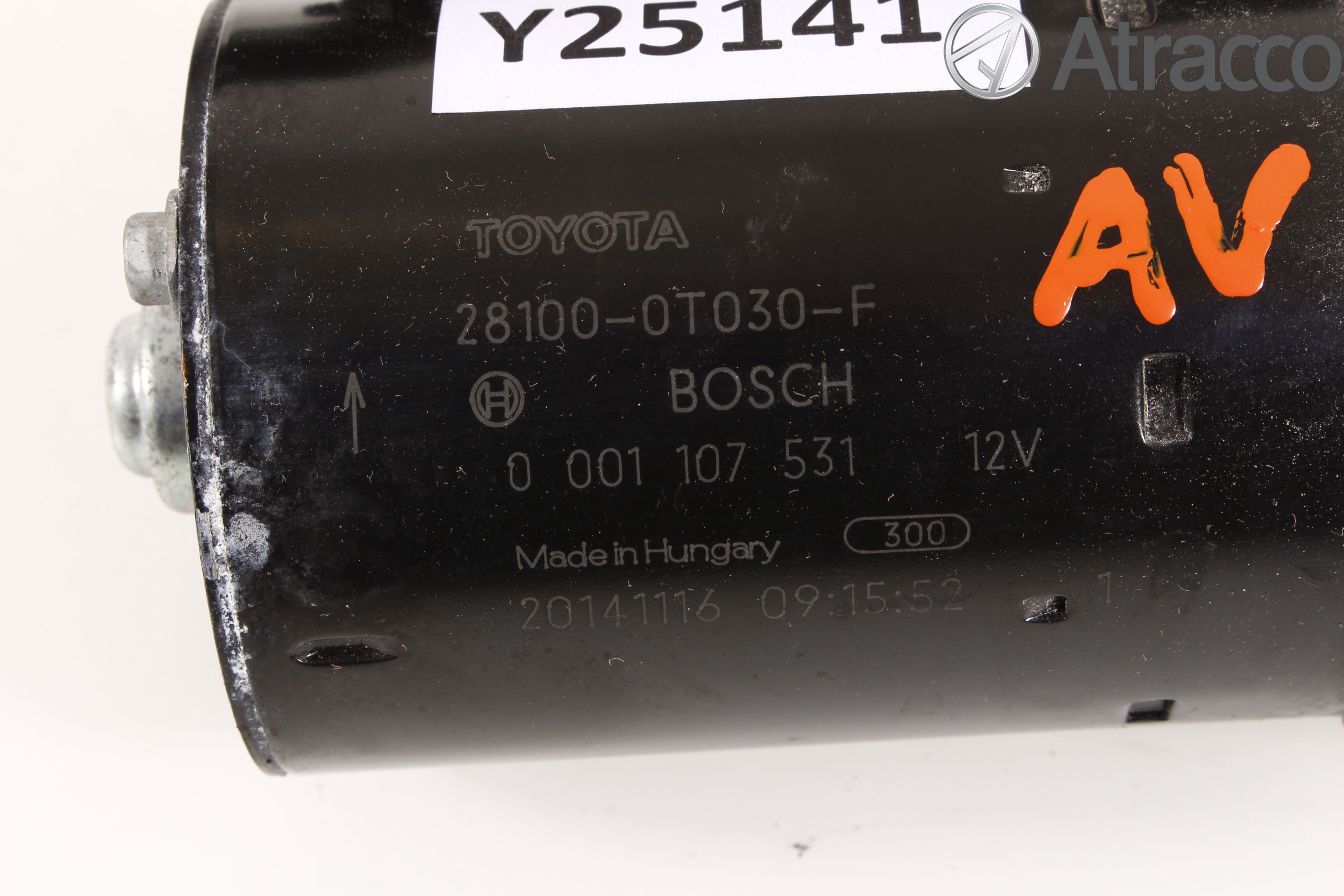 Toyota AVENSIS 09-15 Startmotor
