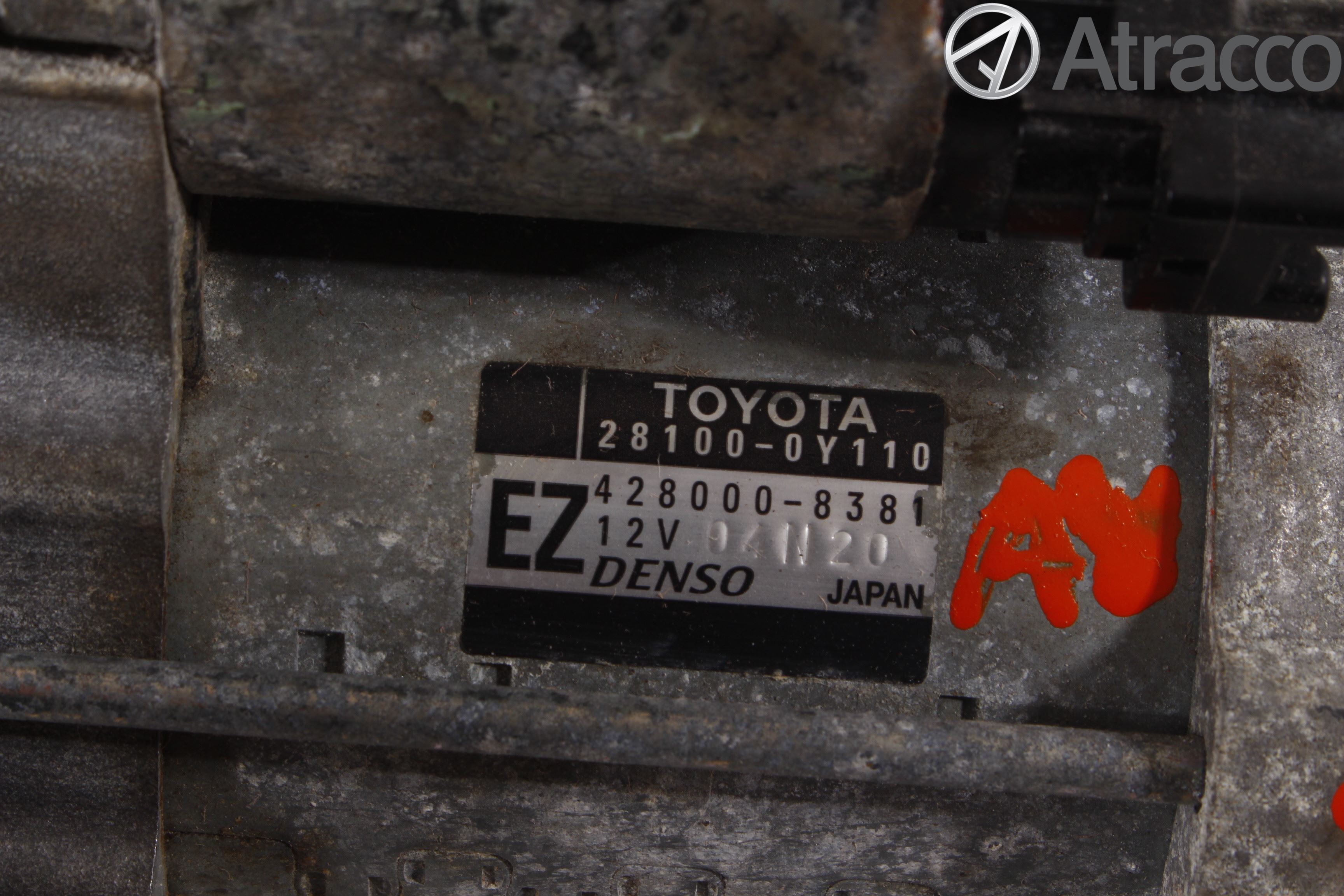 Toyota YARIS XP130 12-14 Startmotor