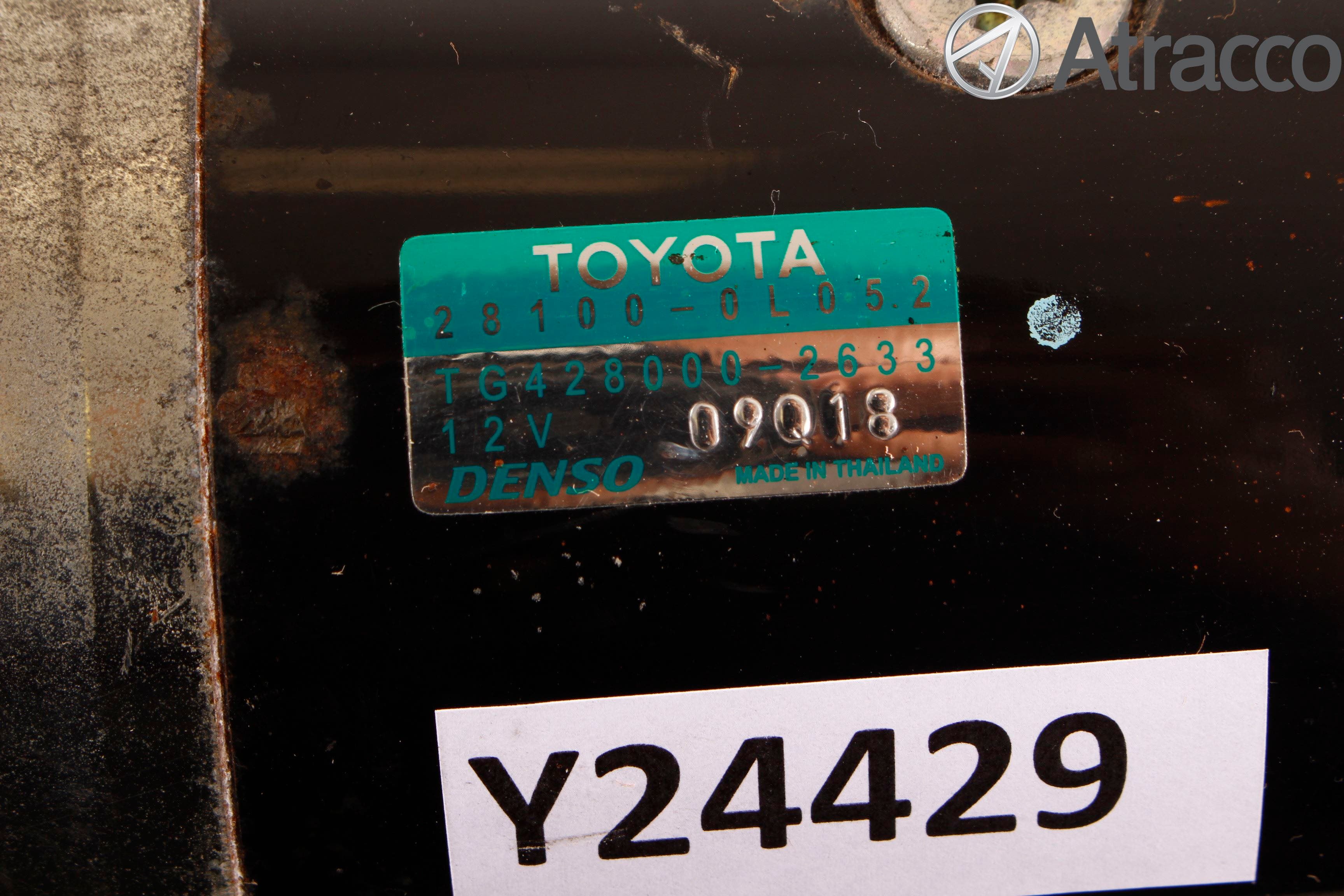 Toyota HILUX 05-16 Startmotor Diesel