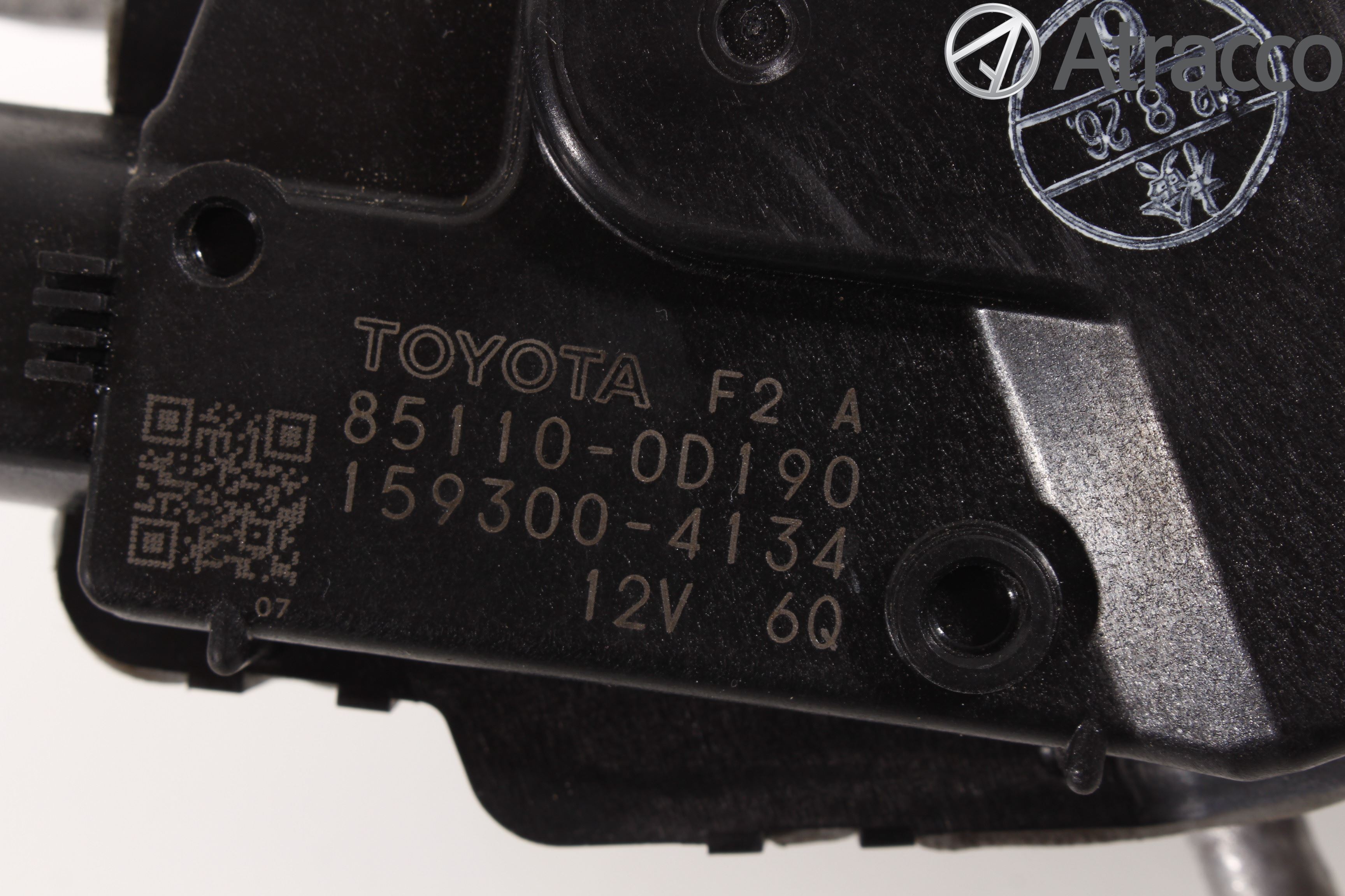 Toyota YARIS XP130 12-14 Torkarmotor Vindruta